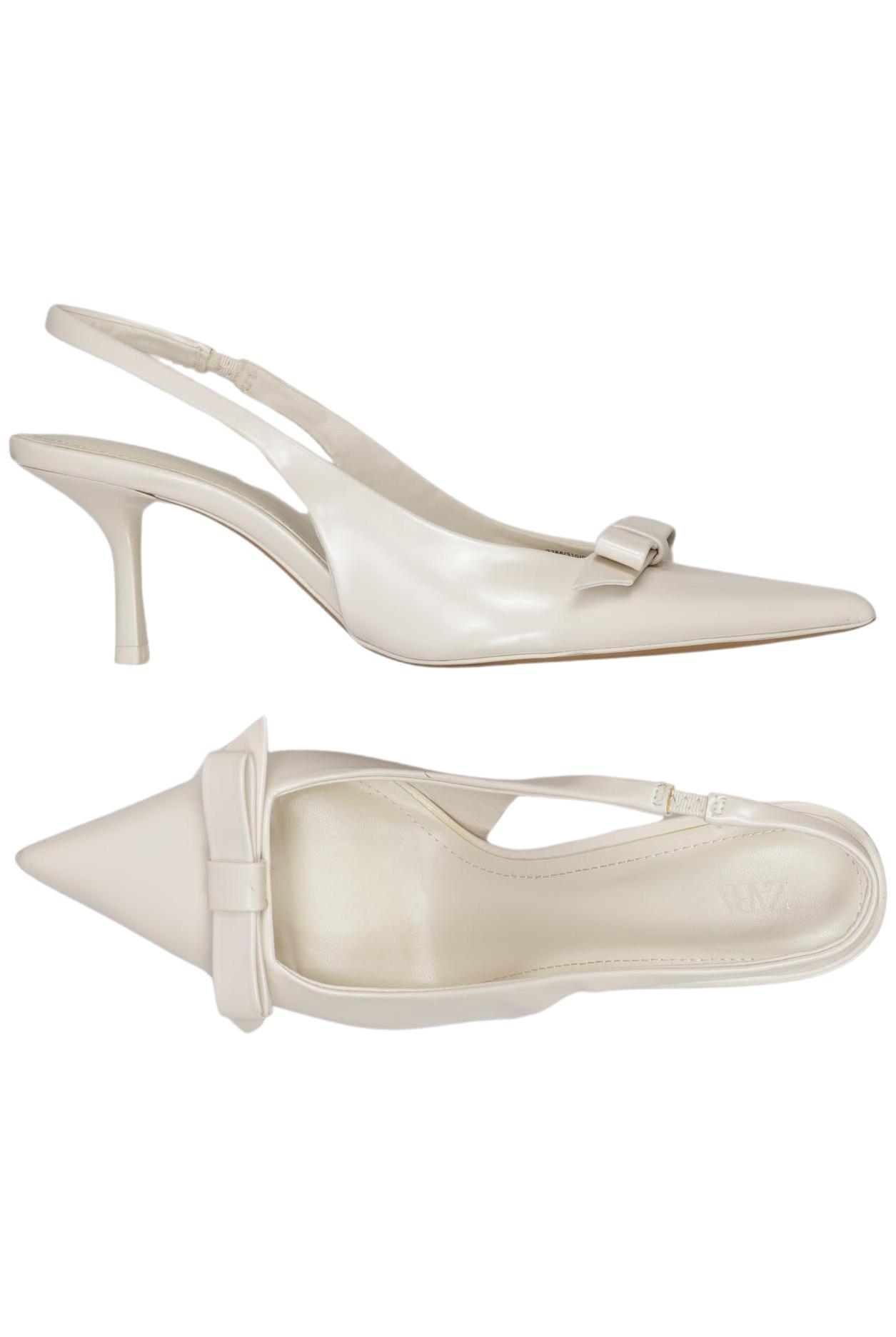 

Zara Damen Pumps, cremeweiß, Gr. 37