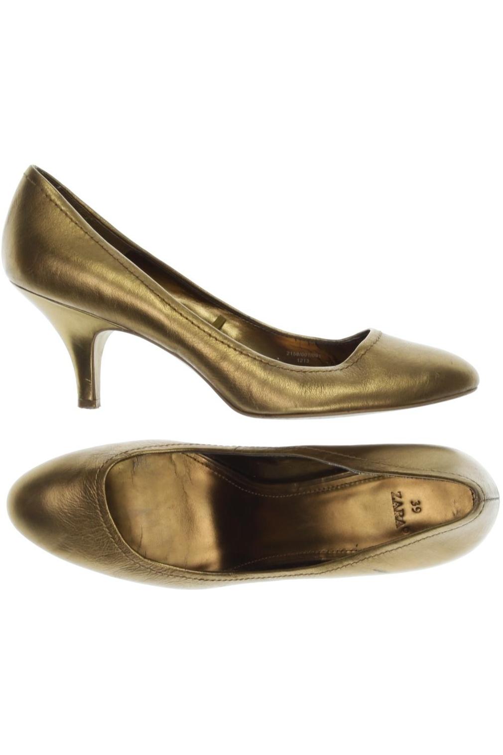 

Zara Damen Pumps, gold, Gr. 39
