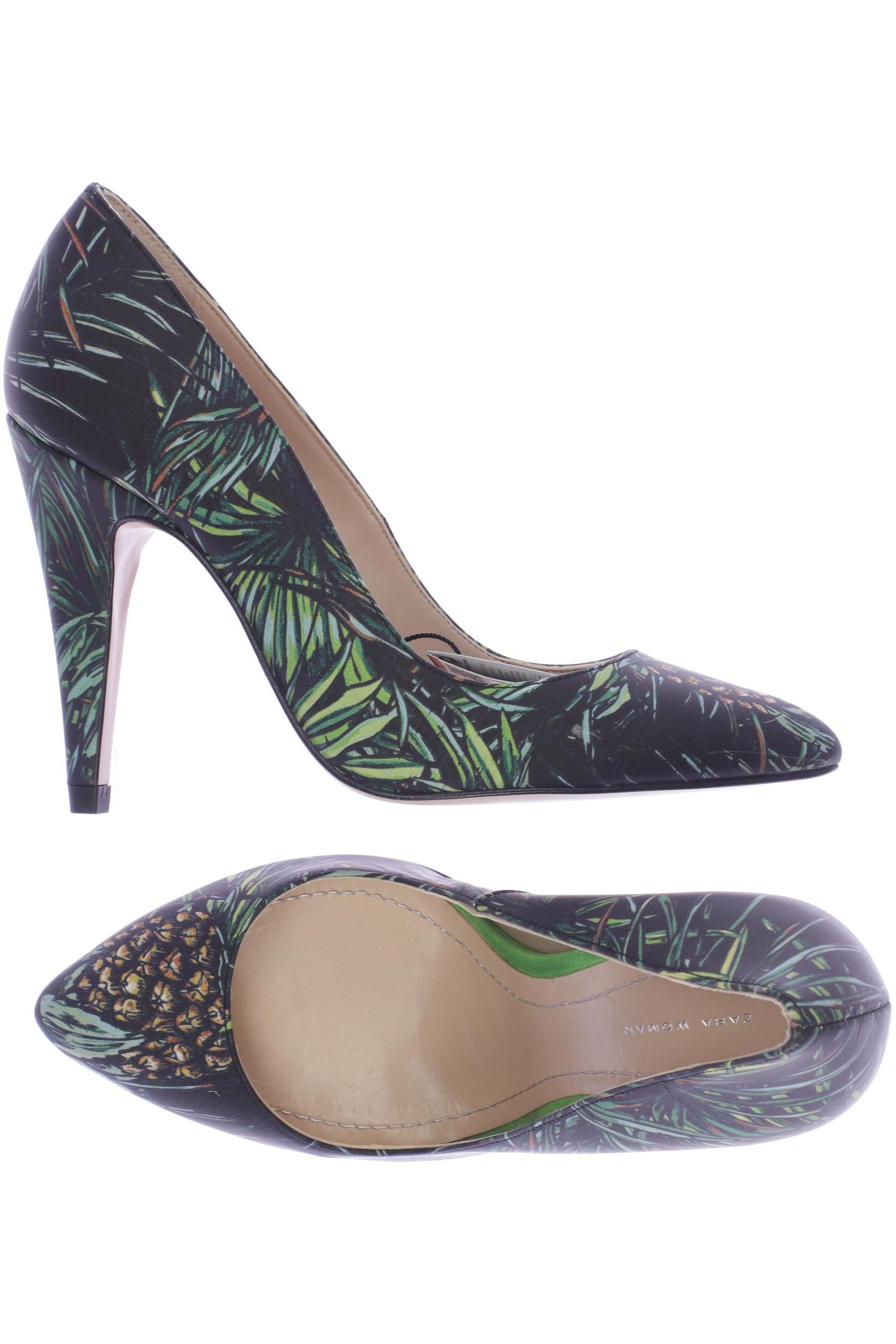 

Zara Damen Pumps, grün, Gr. 36