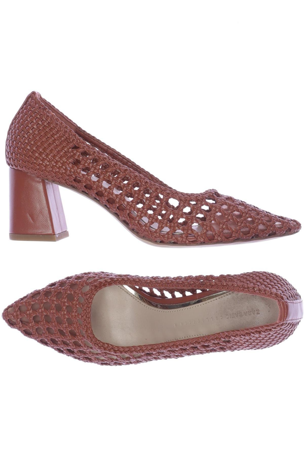 

Zara Damen Pumps, braun, Gr. 36