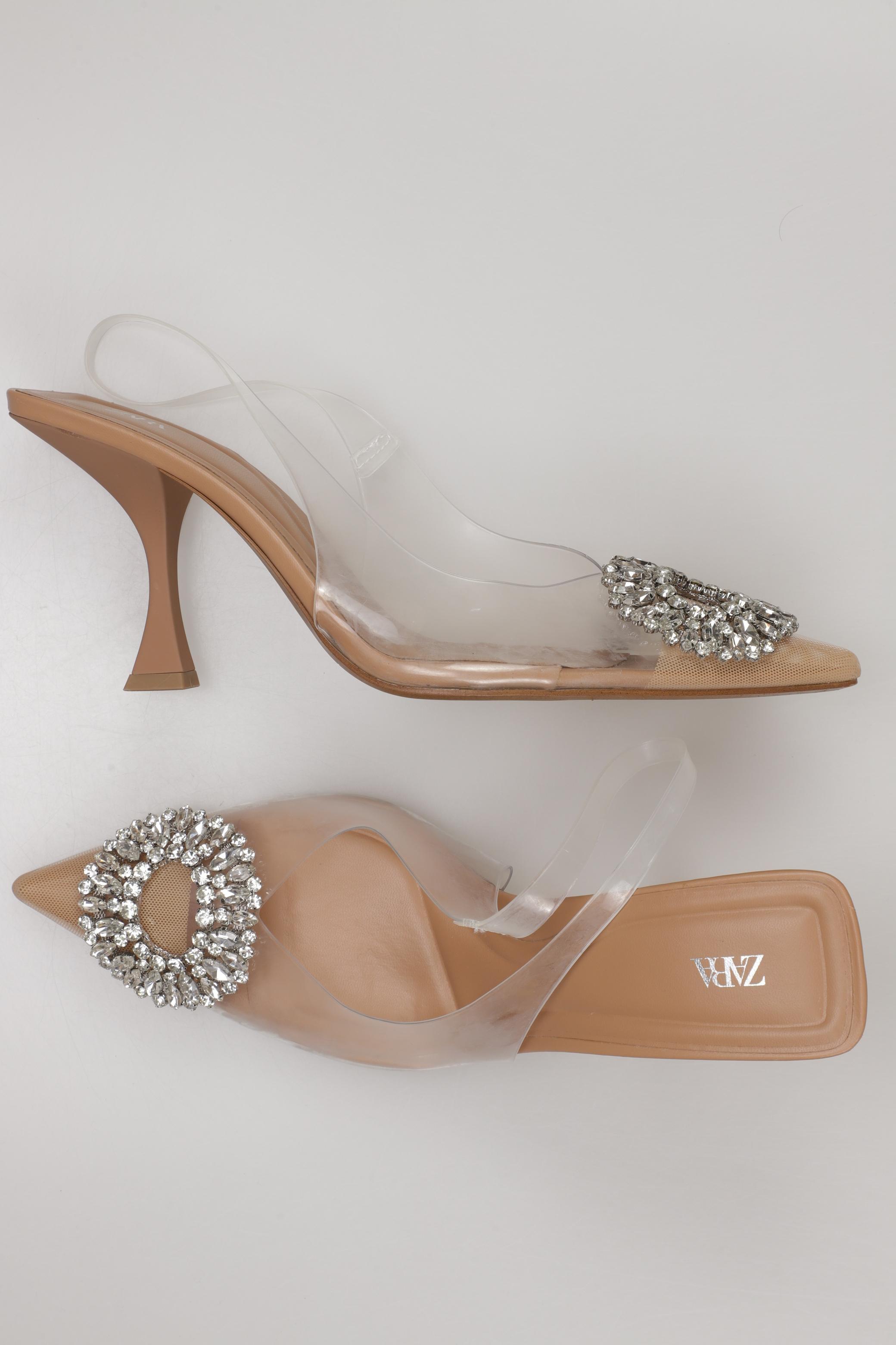 

Zara Damen Pumps, beige, Gr. 39