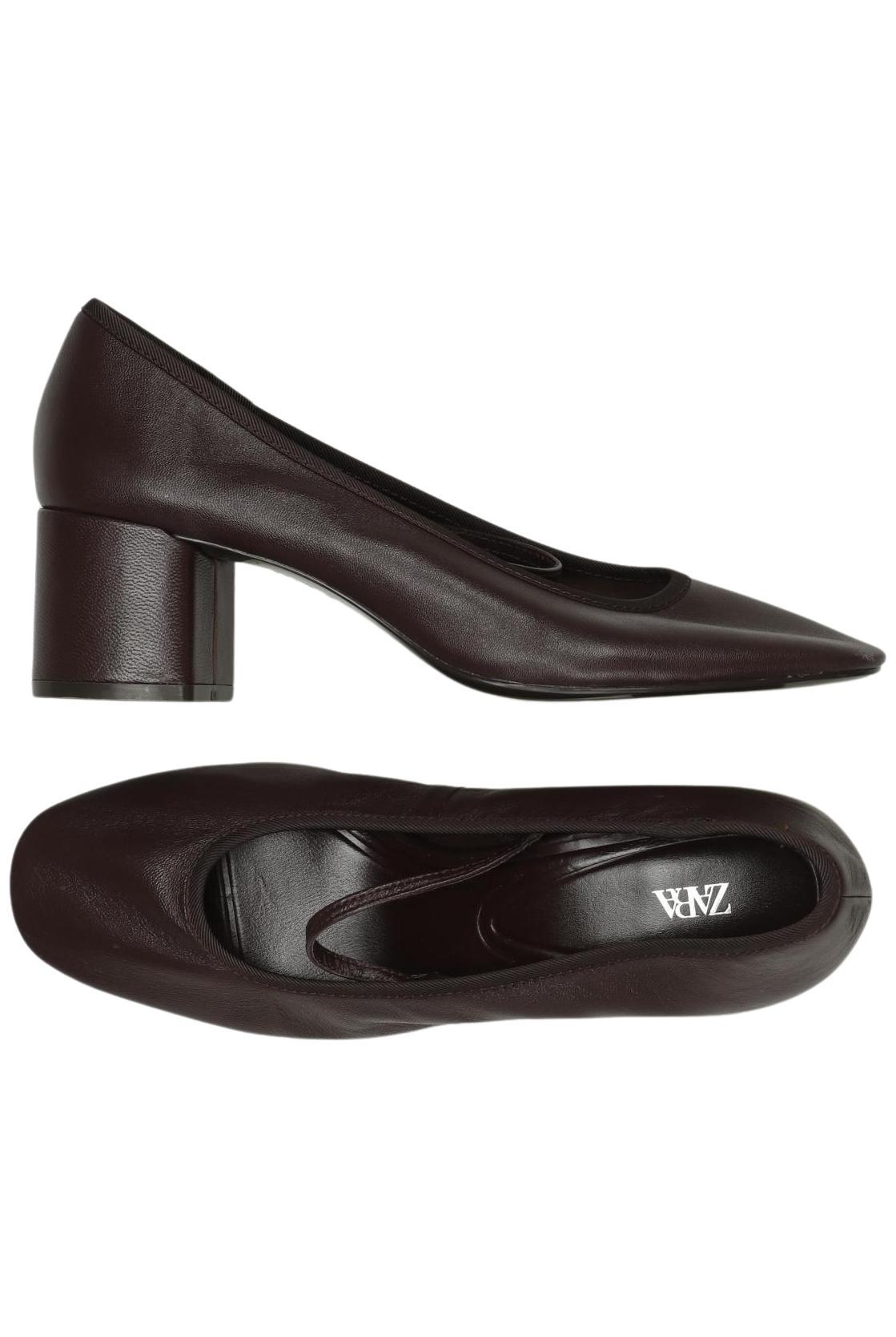 

Zara Damen Pumps, bordeaux, Gr. 38