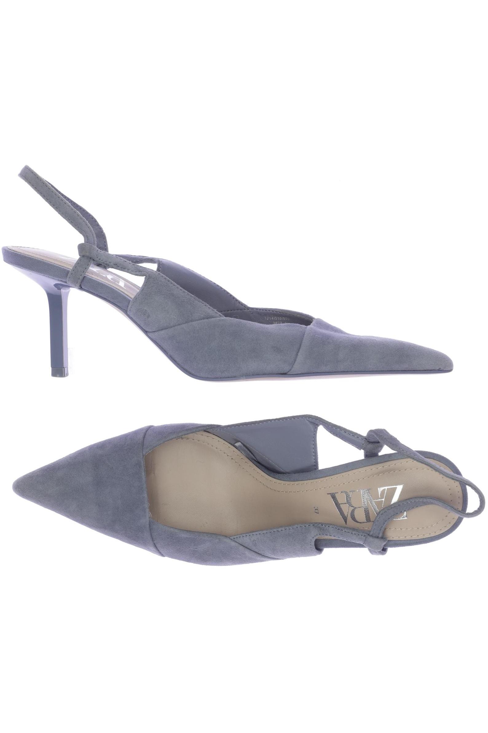 

Zara Damen Pumps, blau, Gr. 37