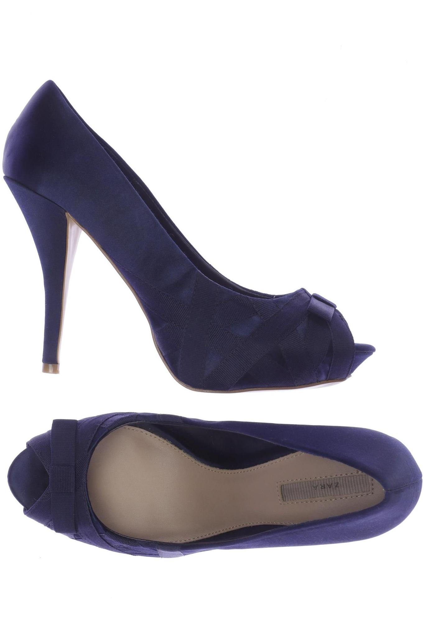 

Zara Damen Pumps, marineblau, Gr. 40