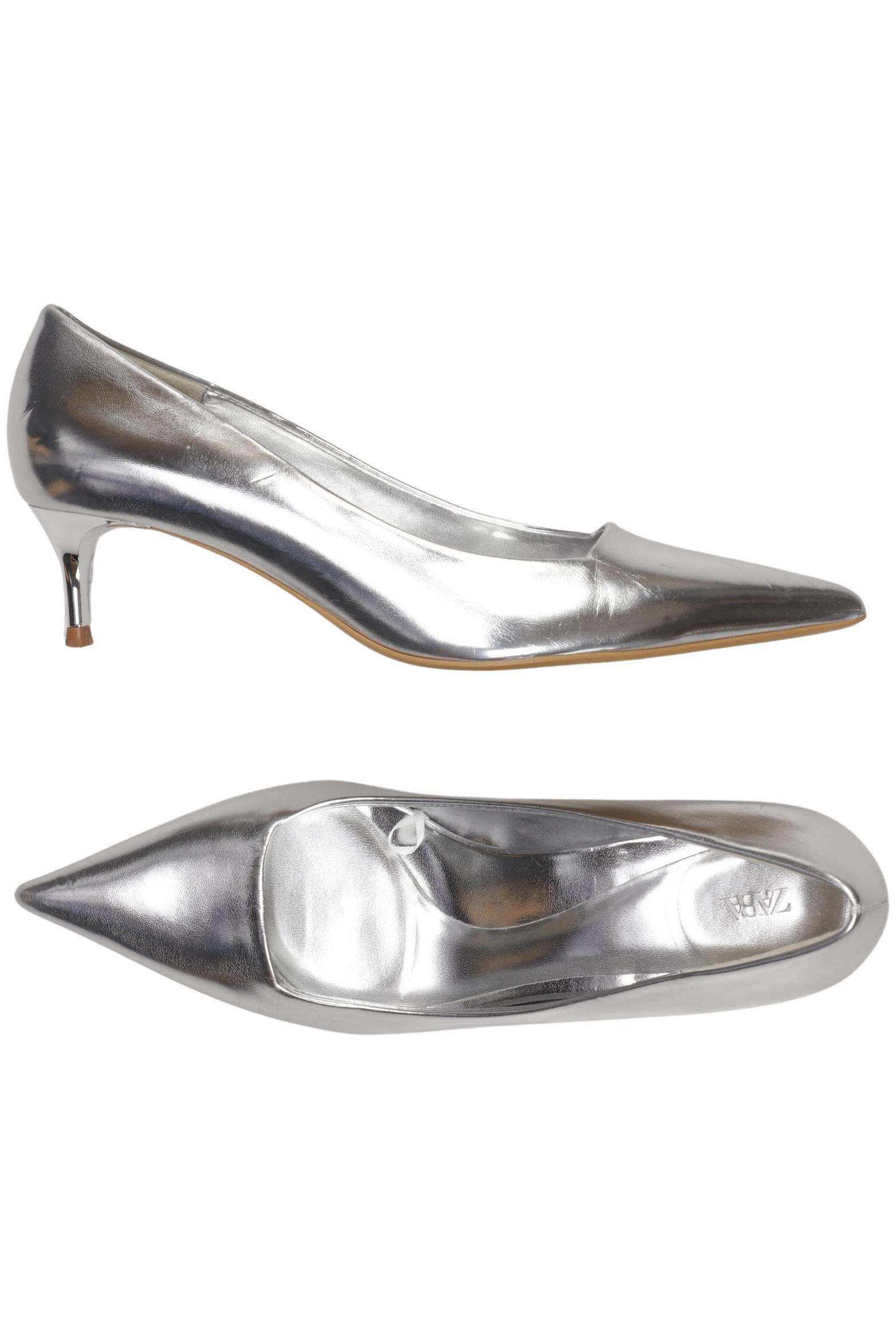 

Zara Damen Pumps, silber, Gr. 39