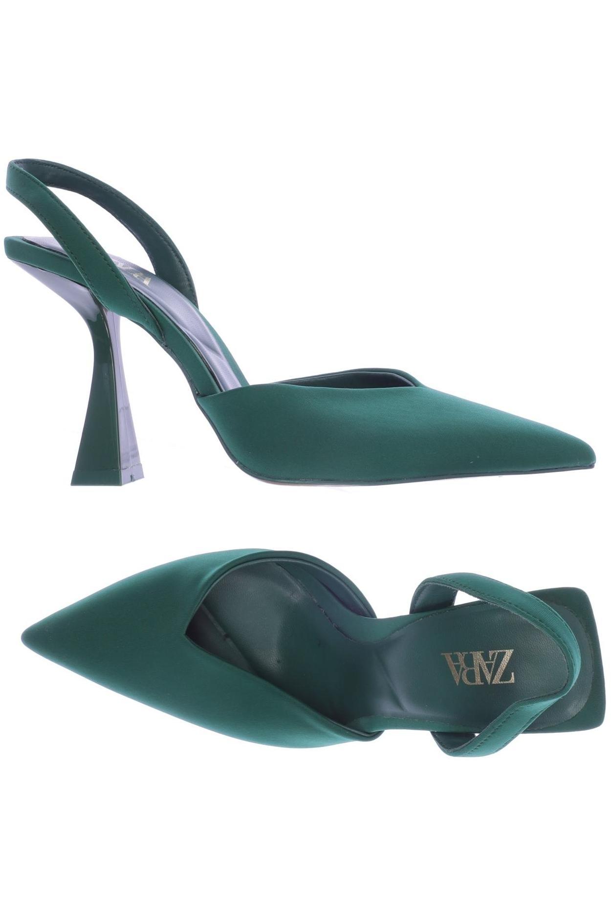 

Zara Damen Pumps, grün, Gr. 36