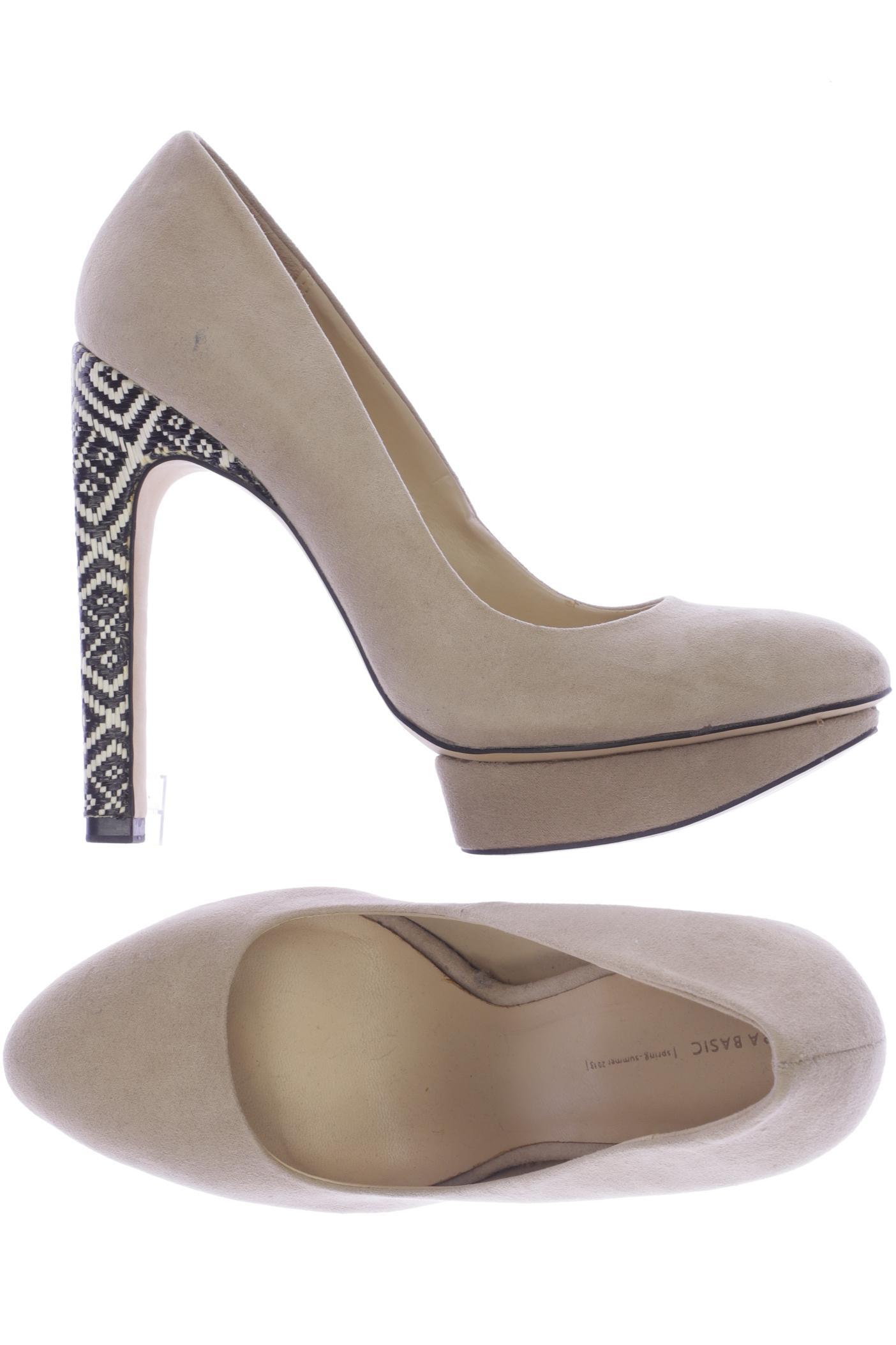 

ZARA Damen Pumps, beige