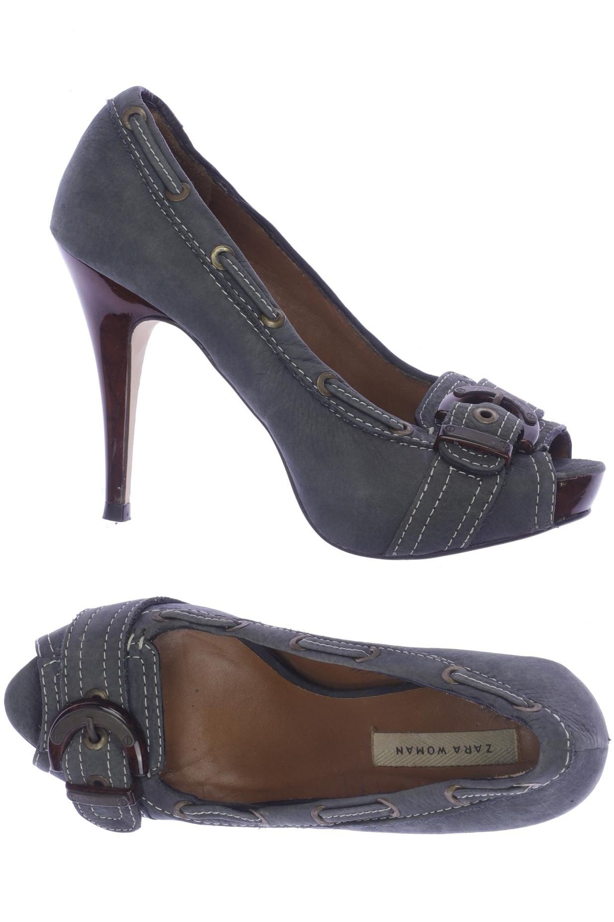 

Zara Damen Pumps, blau, Gr. 37