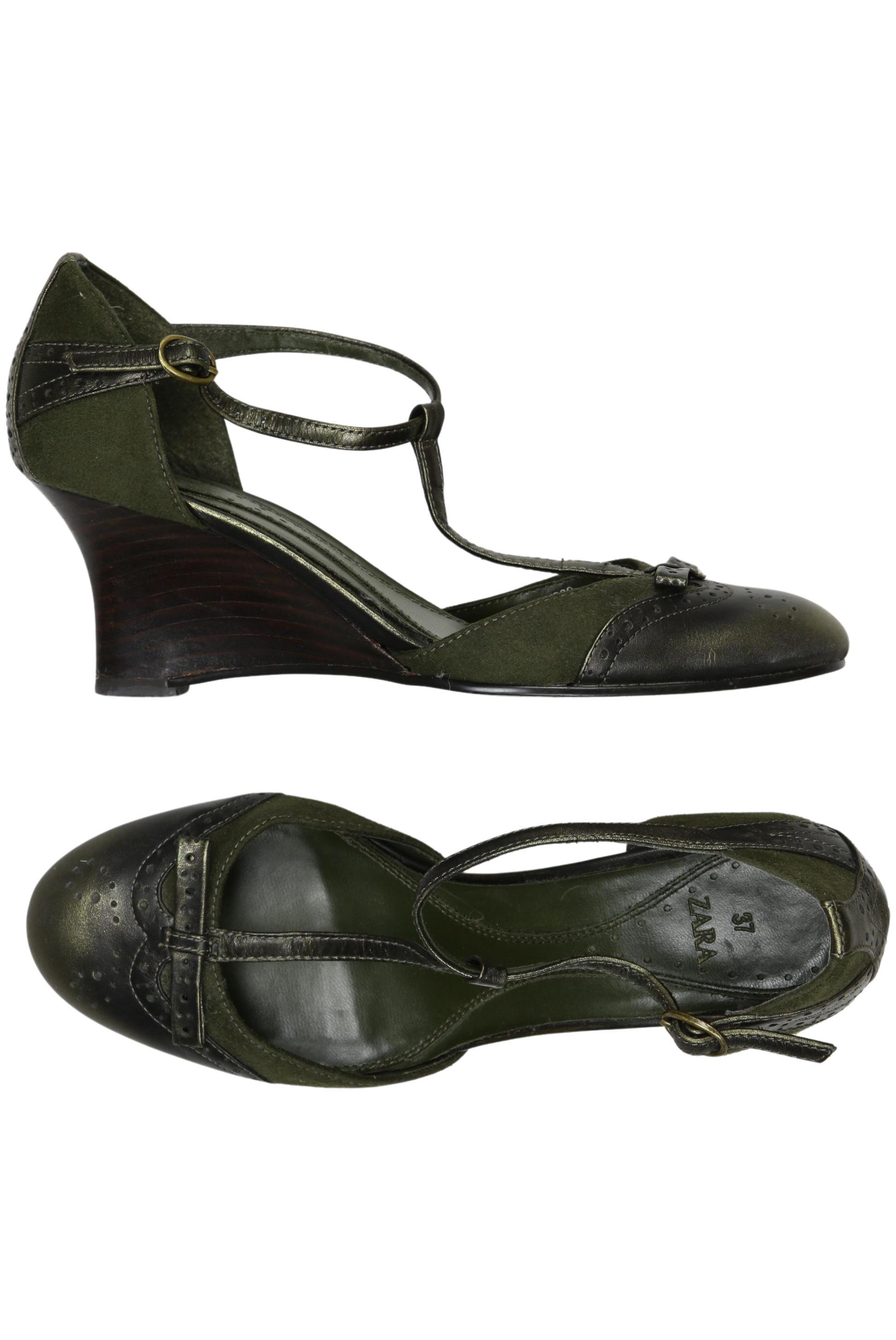 

Zara Damen Pumps, grün, Gr. 37