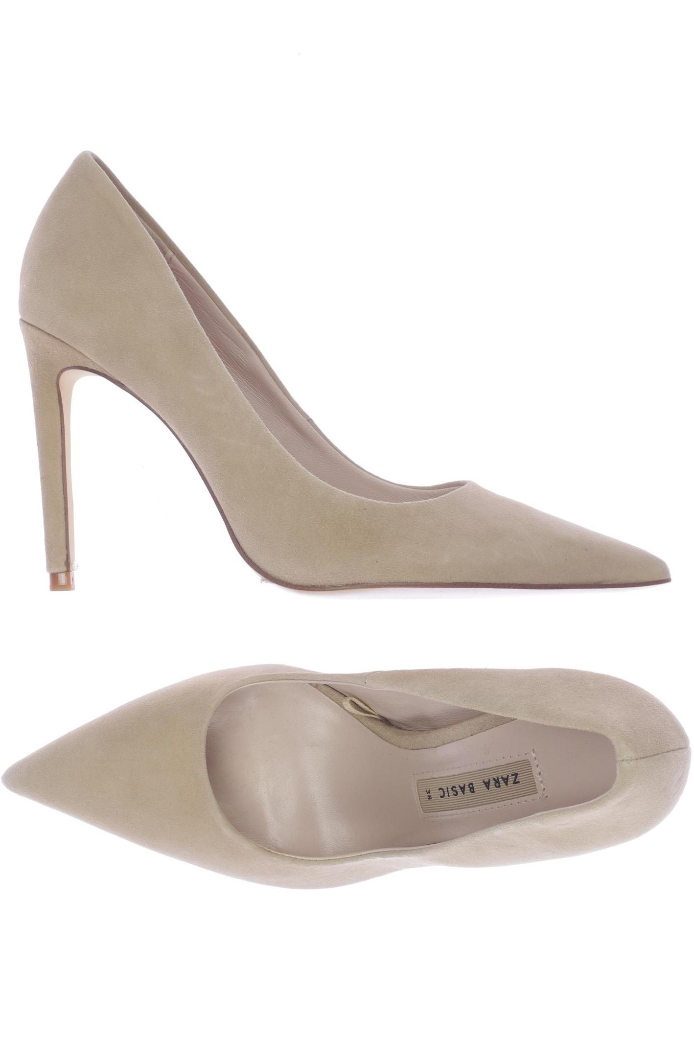 

Zara Damen Pumps, beige, Gr. 38
