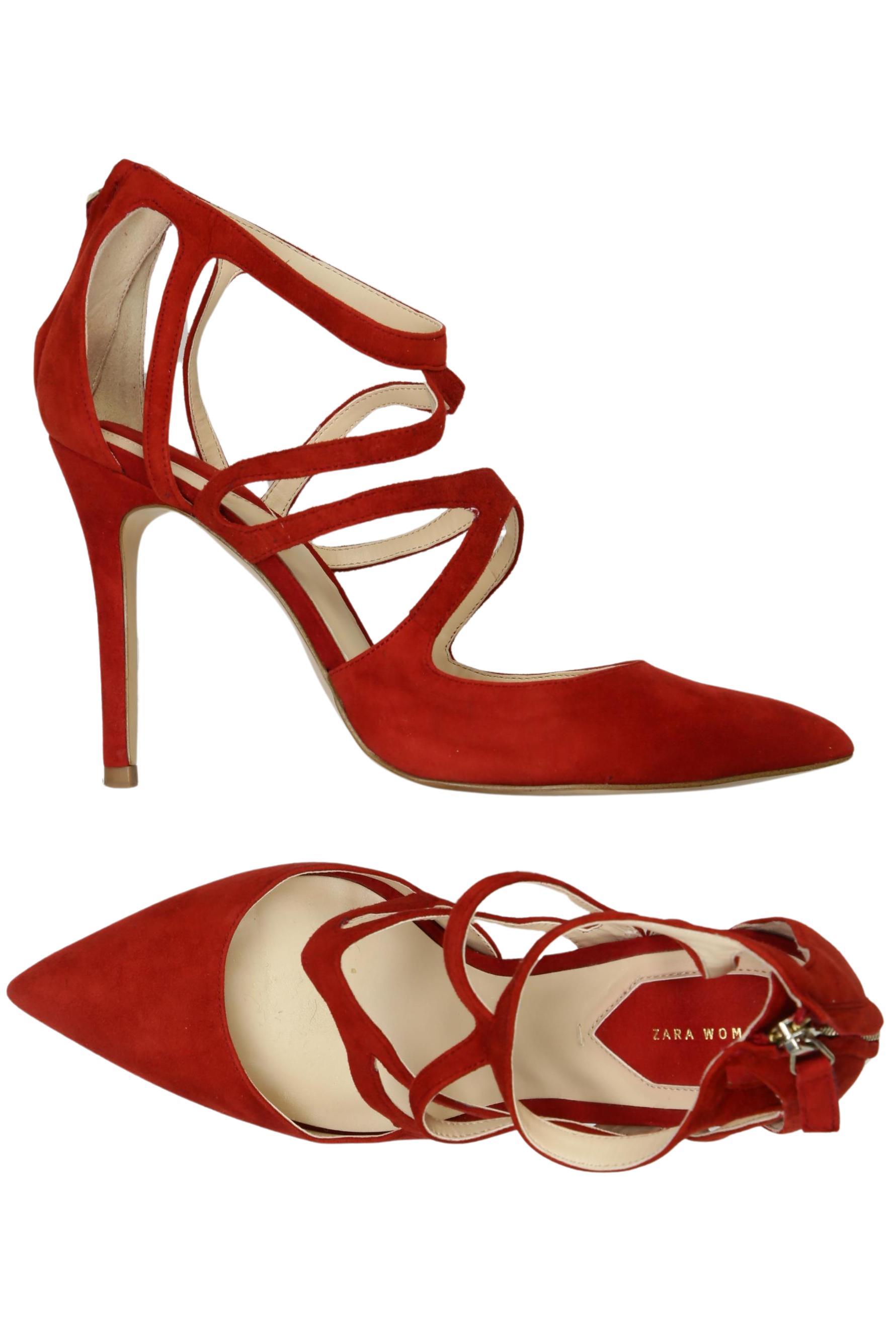 

Zara Damen Pumps, rot, Gr. 40