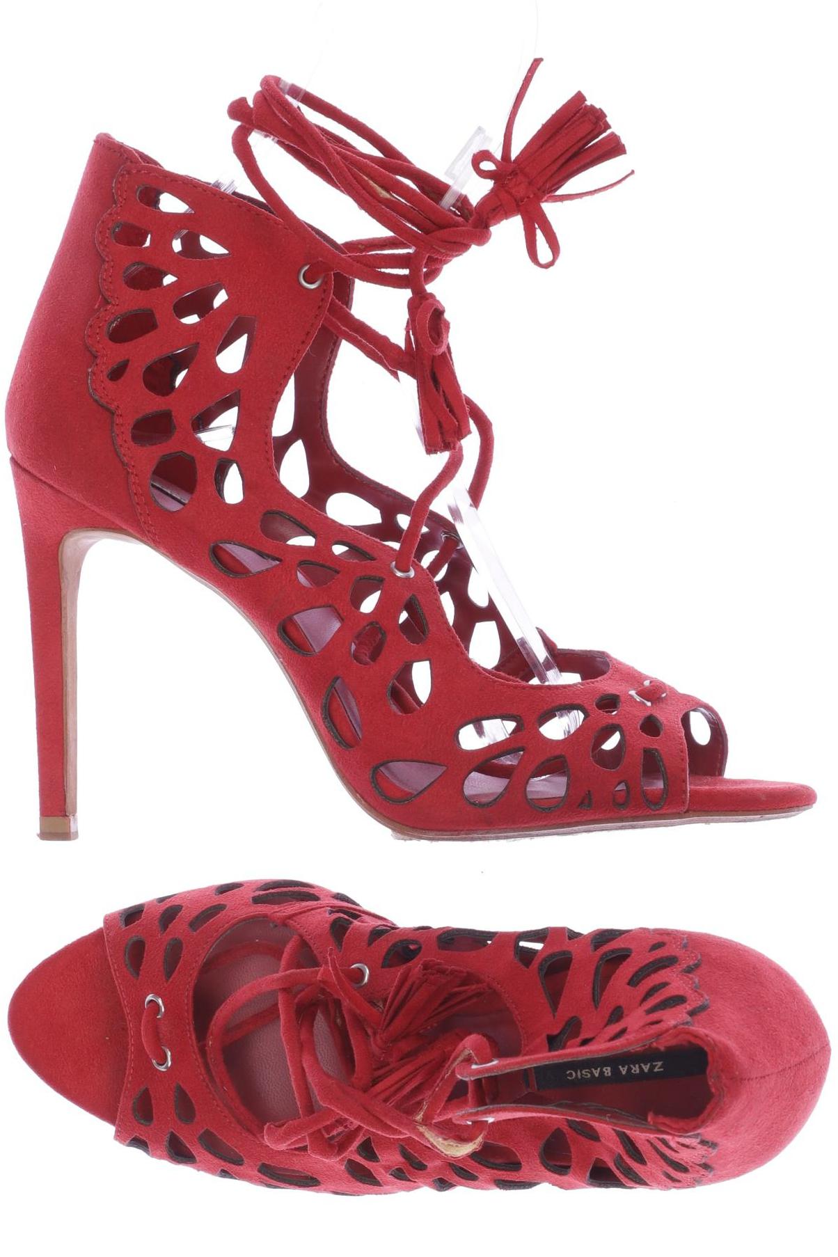

ZARA Damen Pumps, rot