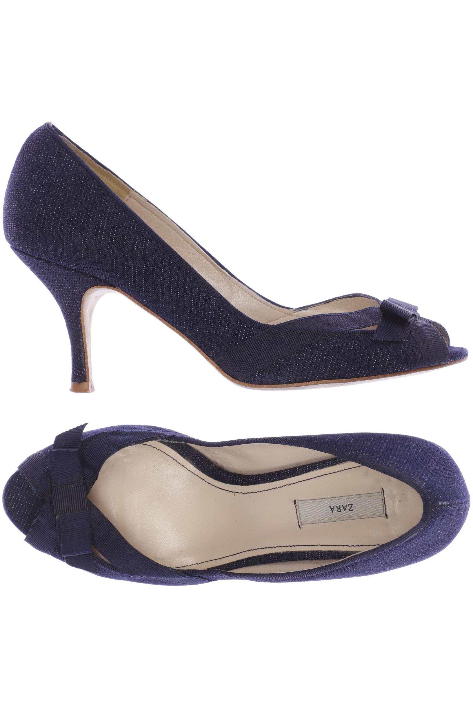 

ZARA Damen Pumps, marineblau