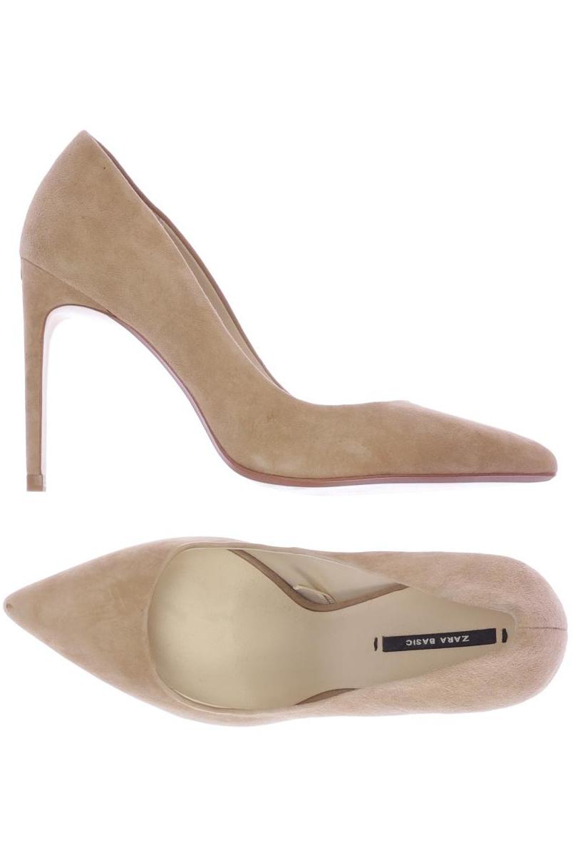 

Zara Damen Pumps, beige, Gr. 38