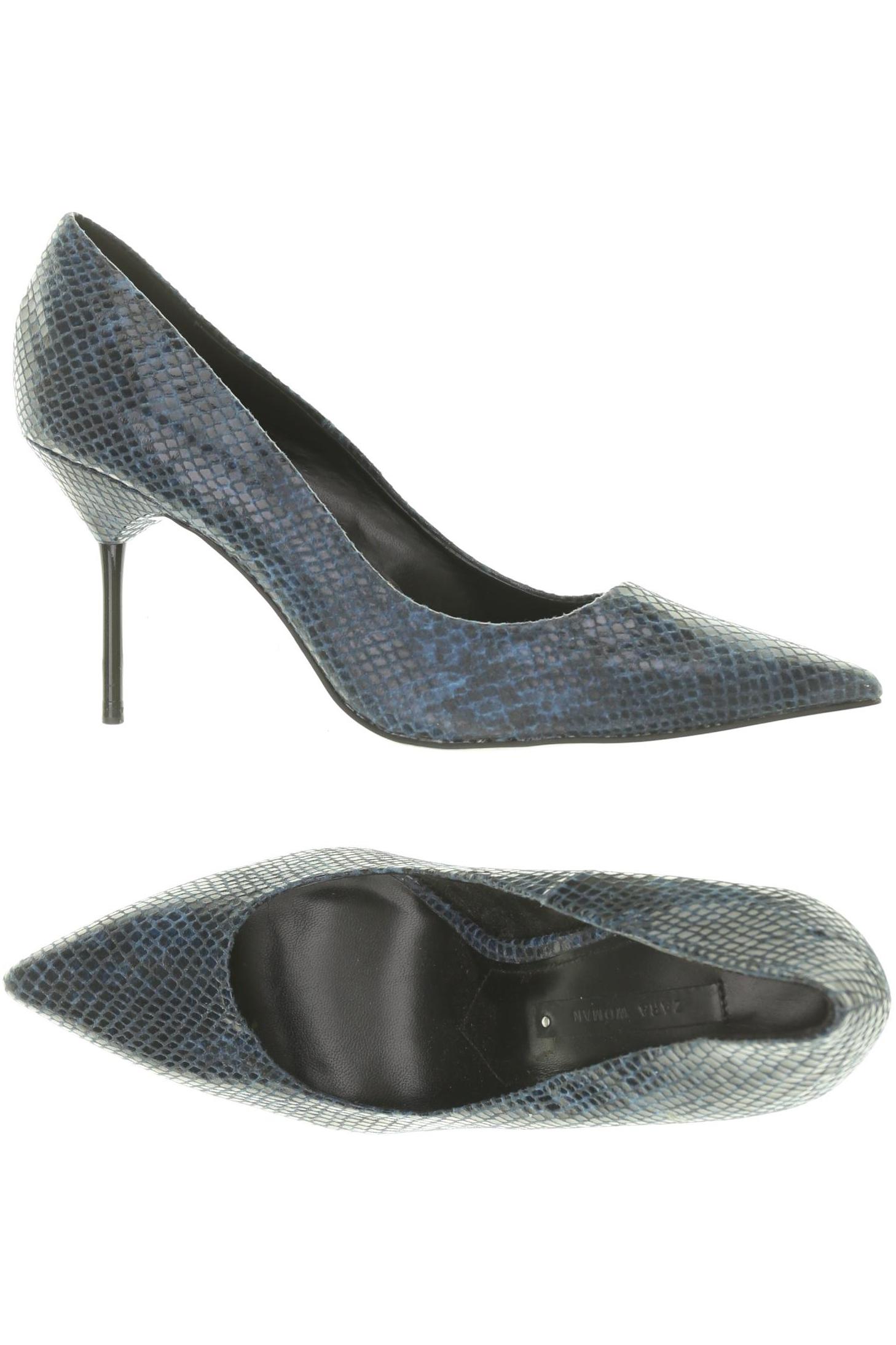 

Zara Damen Pumps, blau, Gr. 40