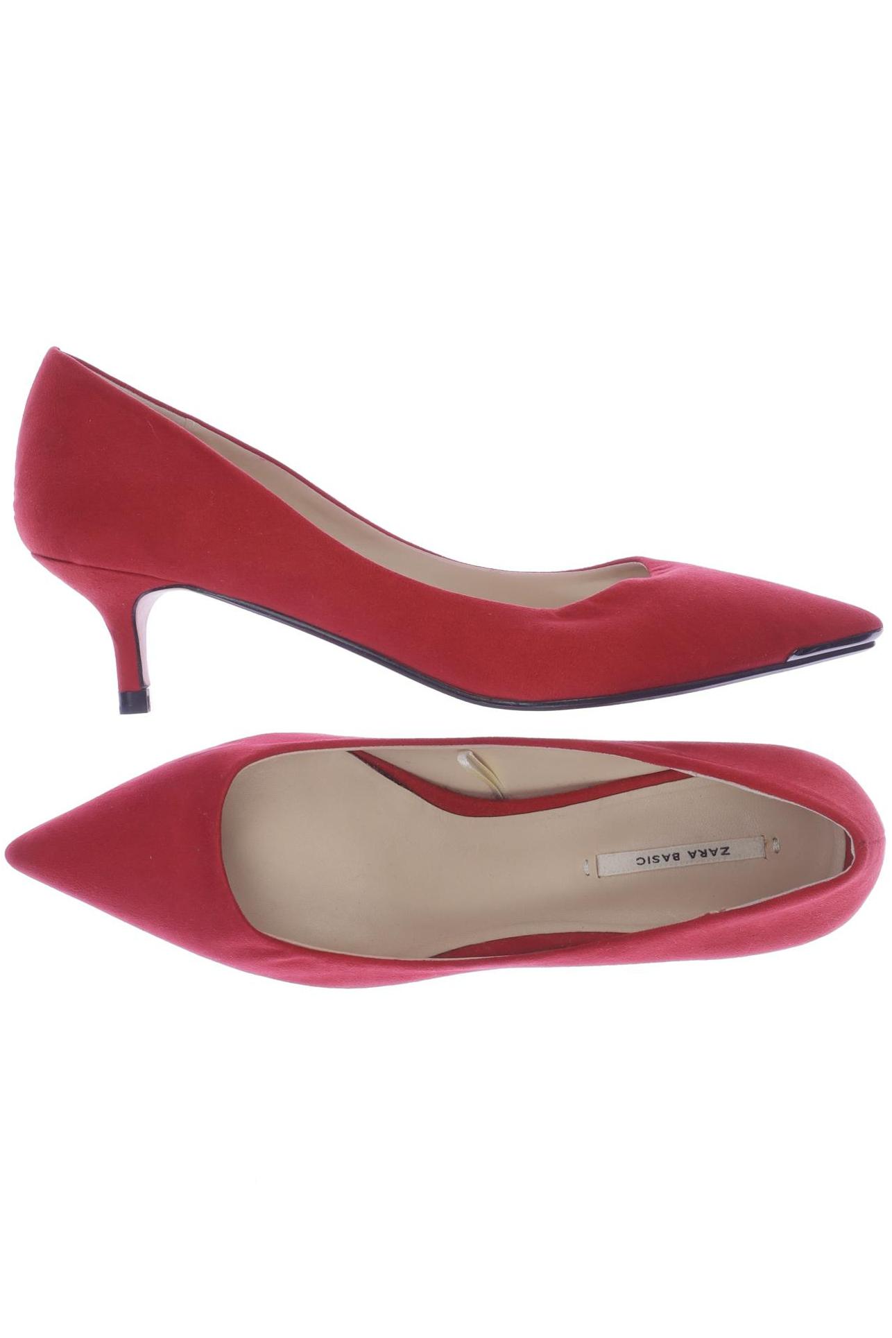 

ZARA Damen Pumps, rot