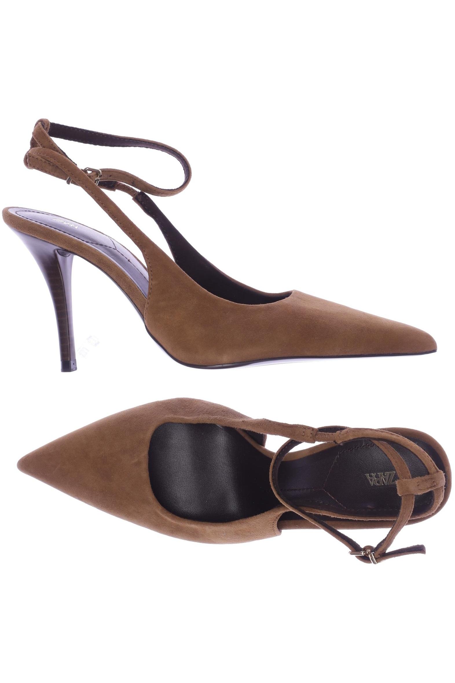 

Zara Damen Pumps, braun, Gr. 39