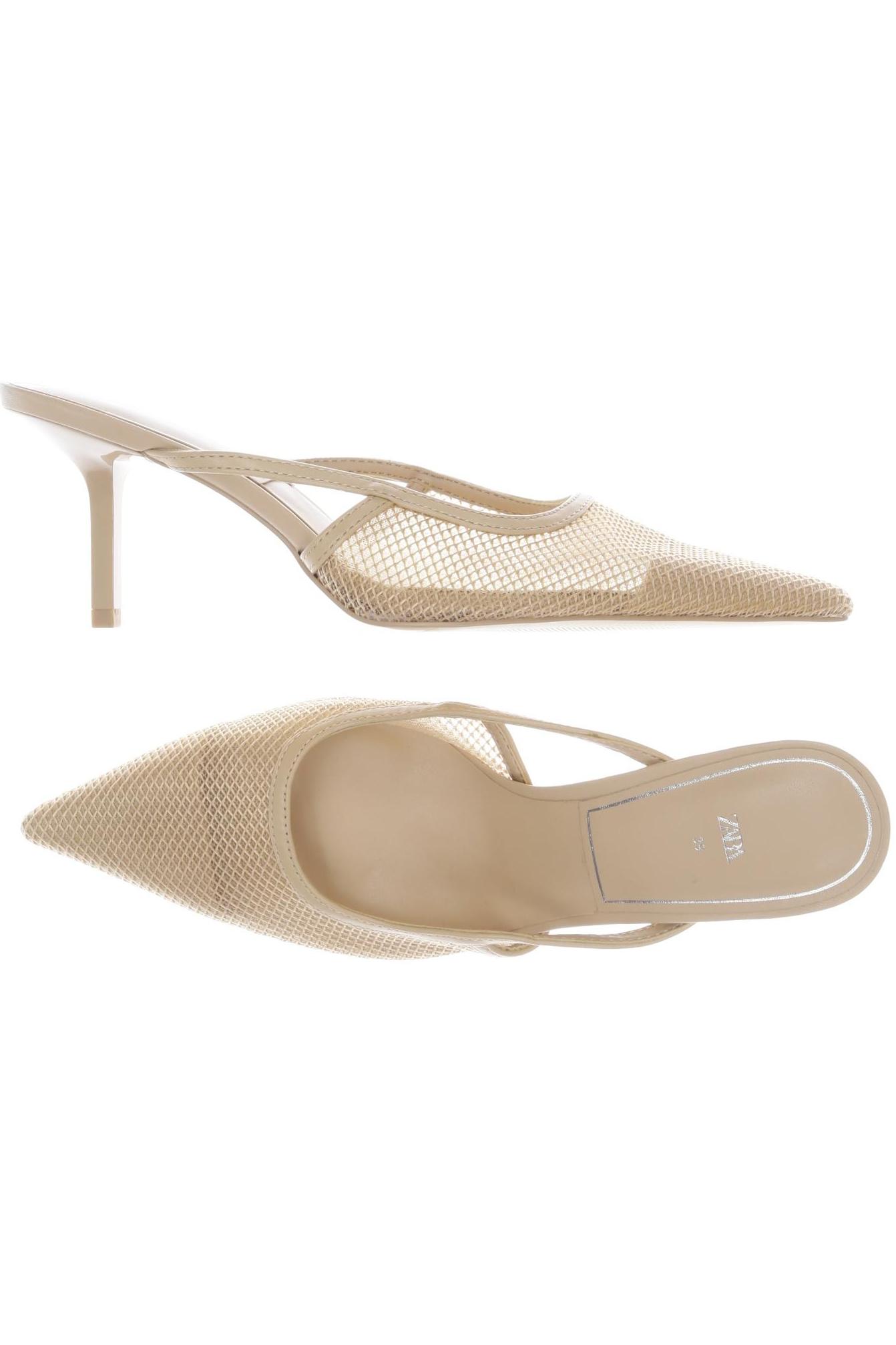 

Zara Damen Pumps, beige, Gr. 38