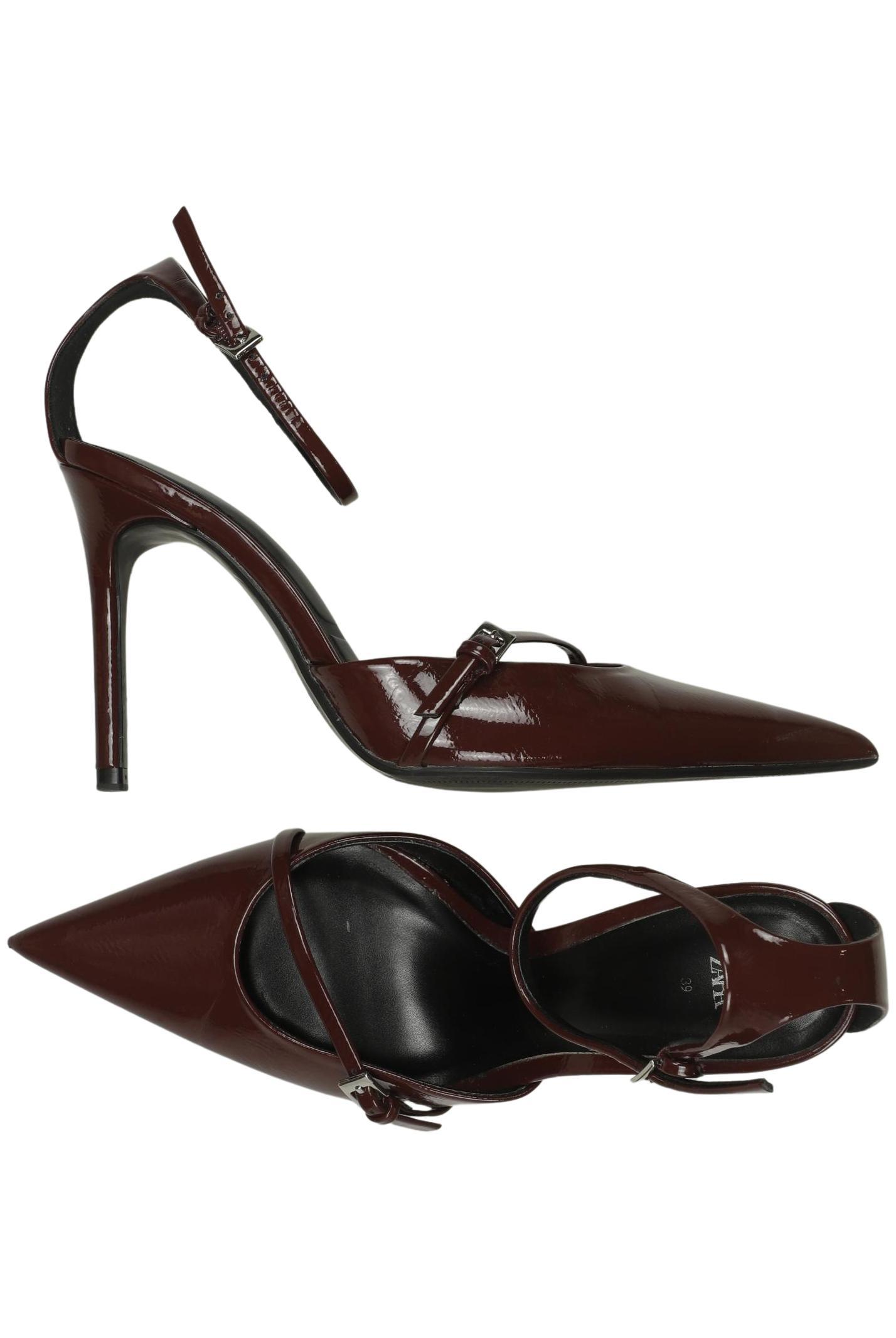

Zara Damen Pumps, bordeaux, Gr. 39