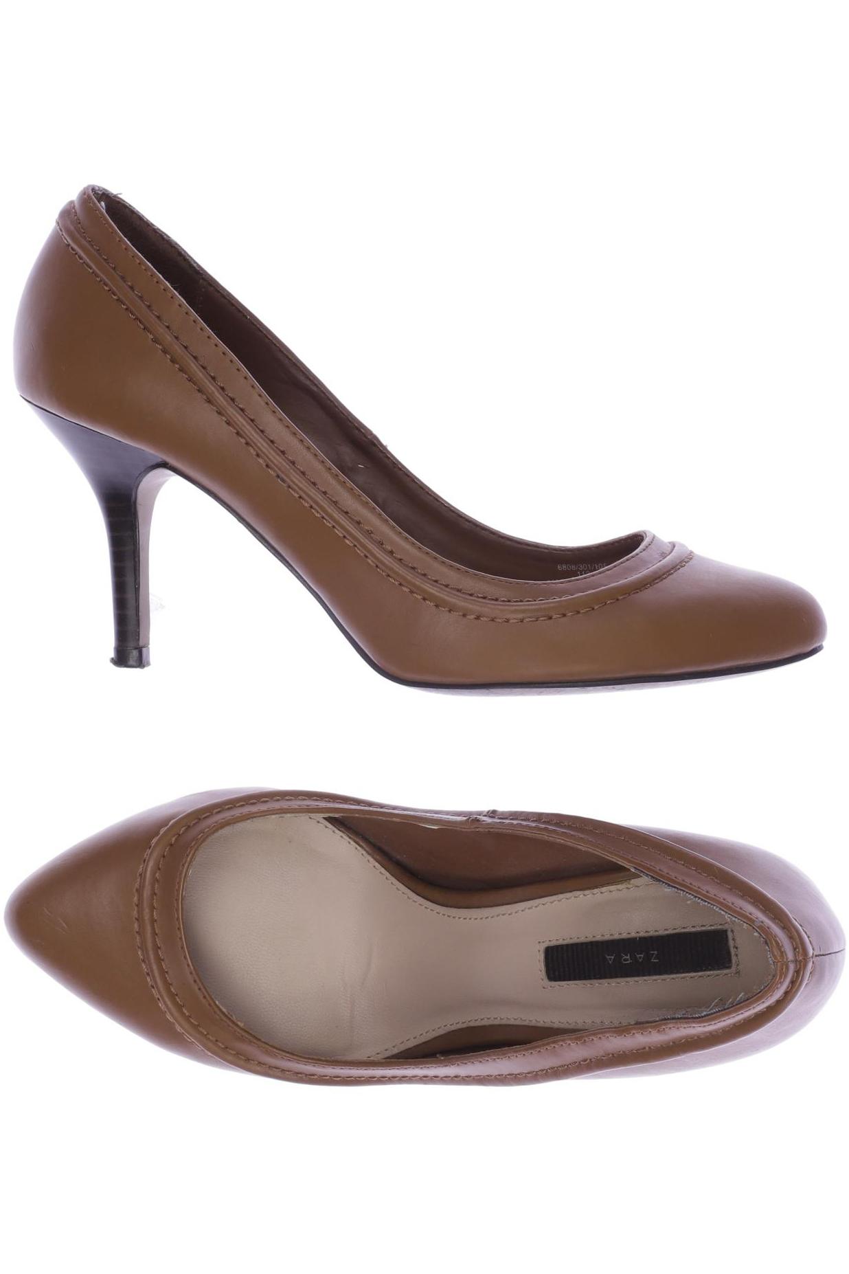 

Zara Damen Pumps, braun, Gr. 37