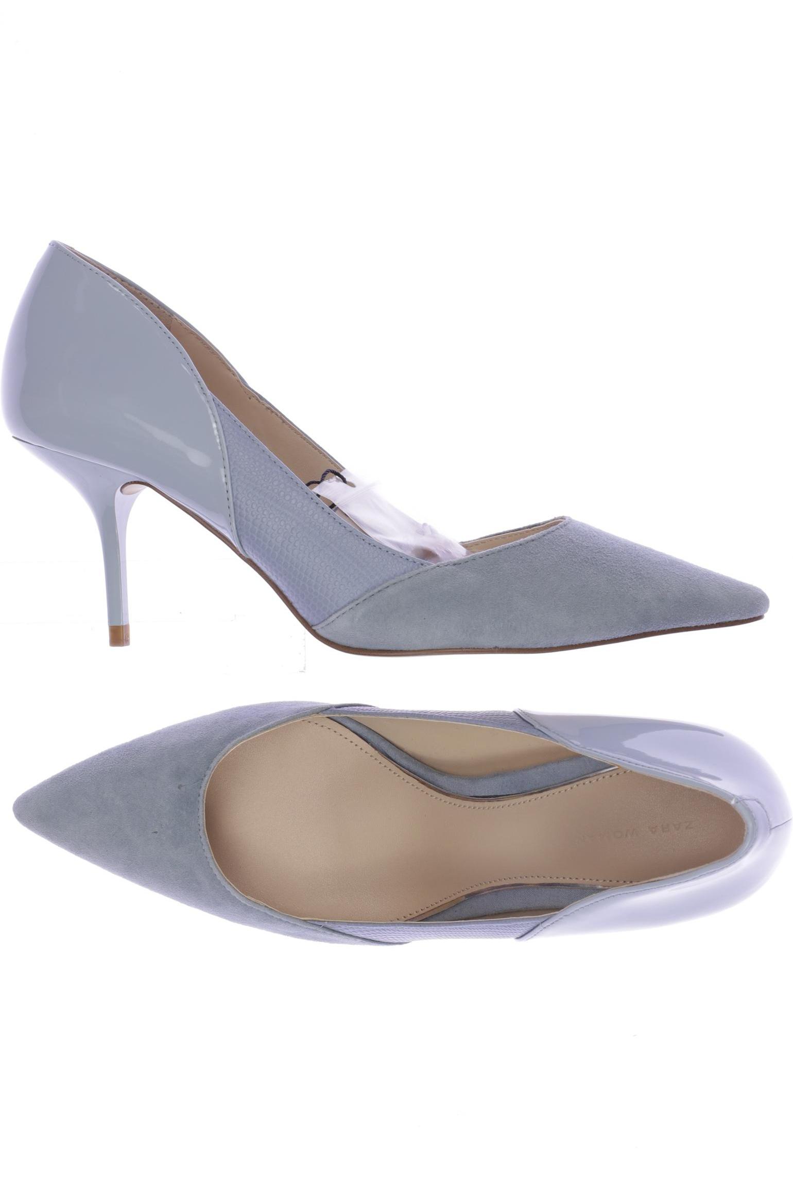 

Zara Damen Pumps, hellblau, Gr. 37