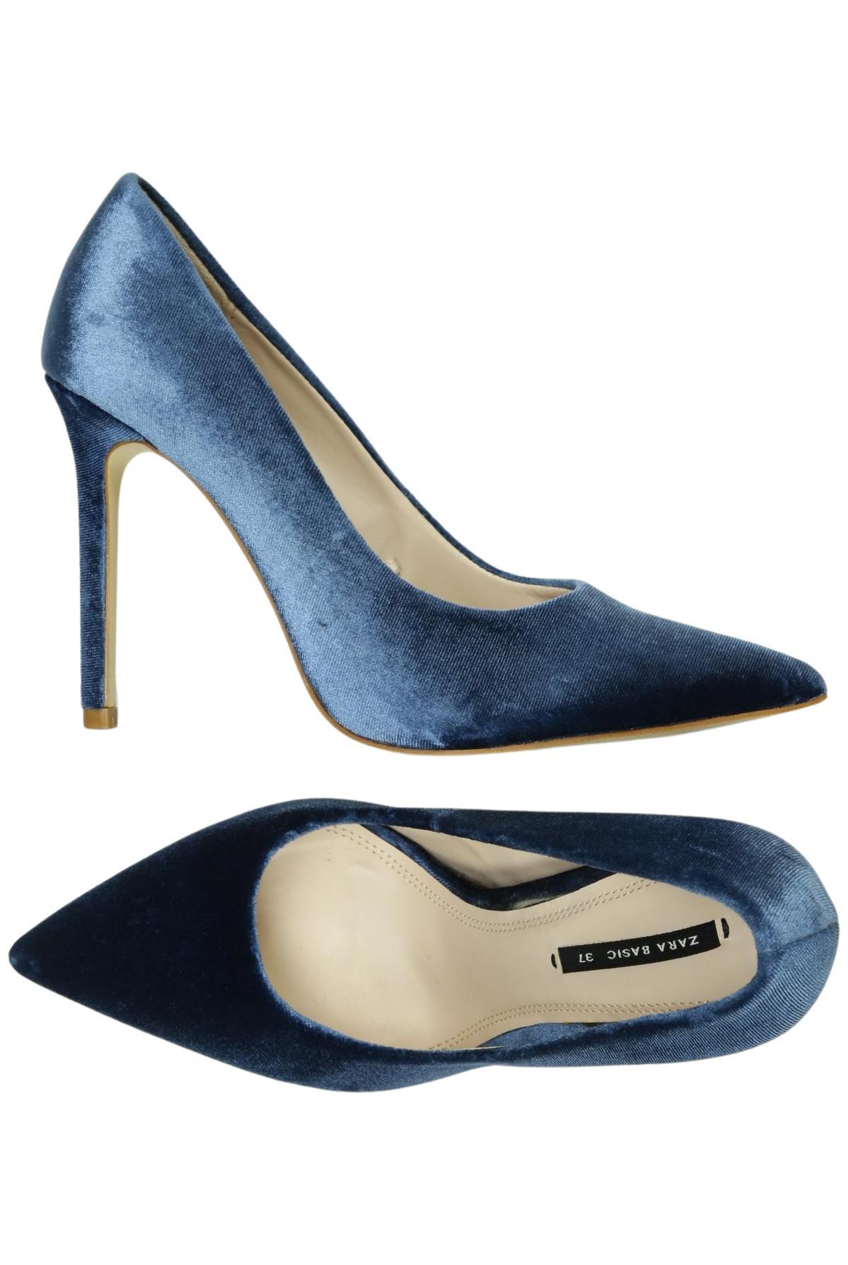 

Zara Damen Pumps, blau, Gr. 37