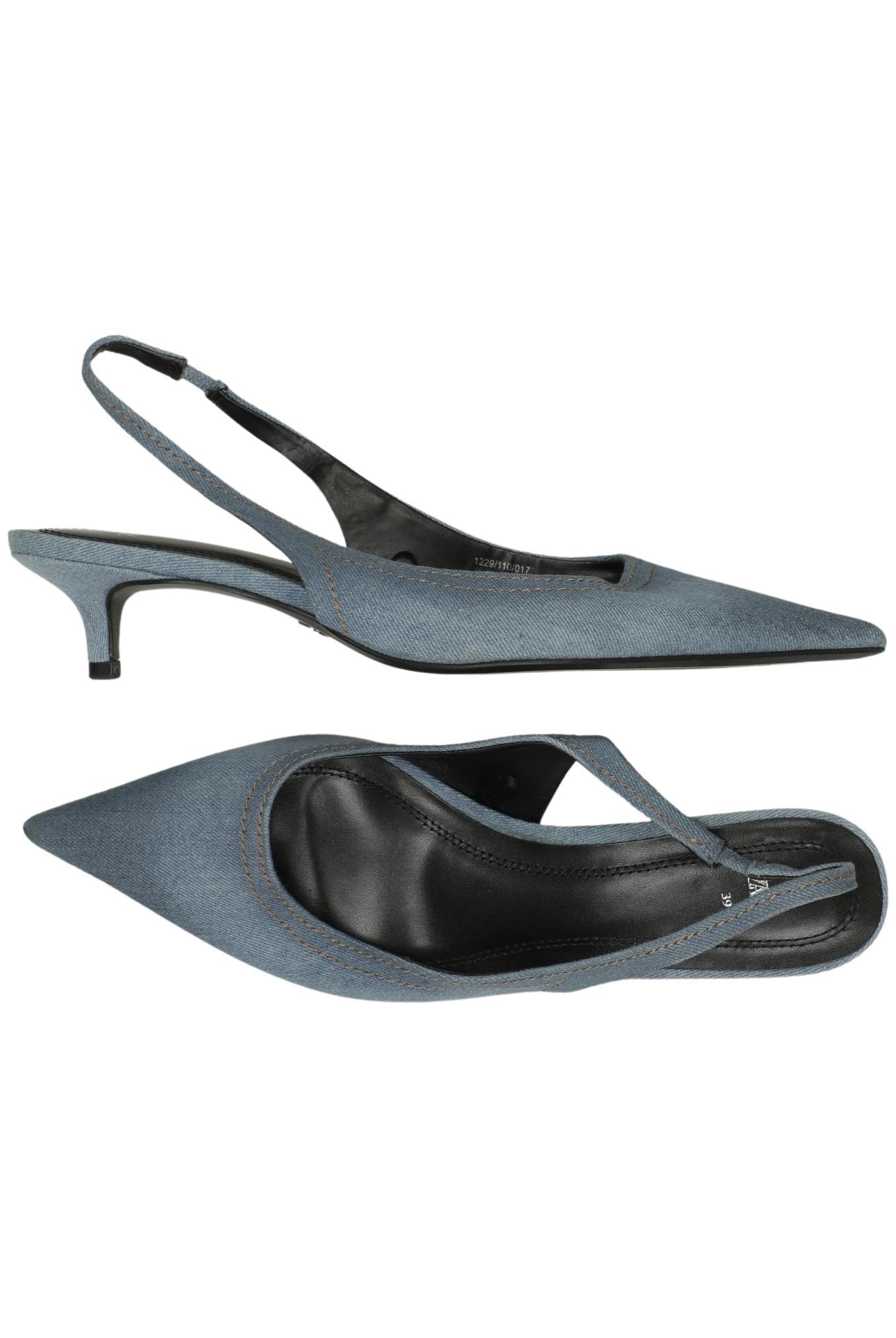 

Zara Damen Pumps, blau, Gr. 39