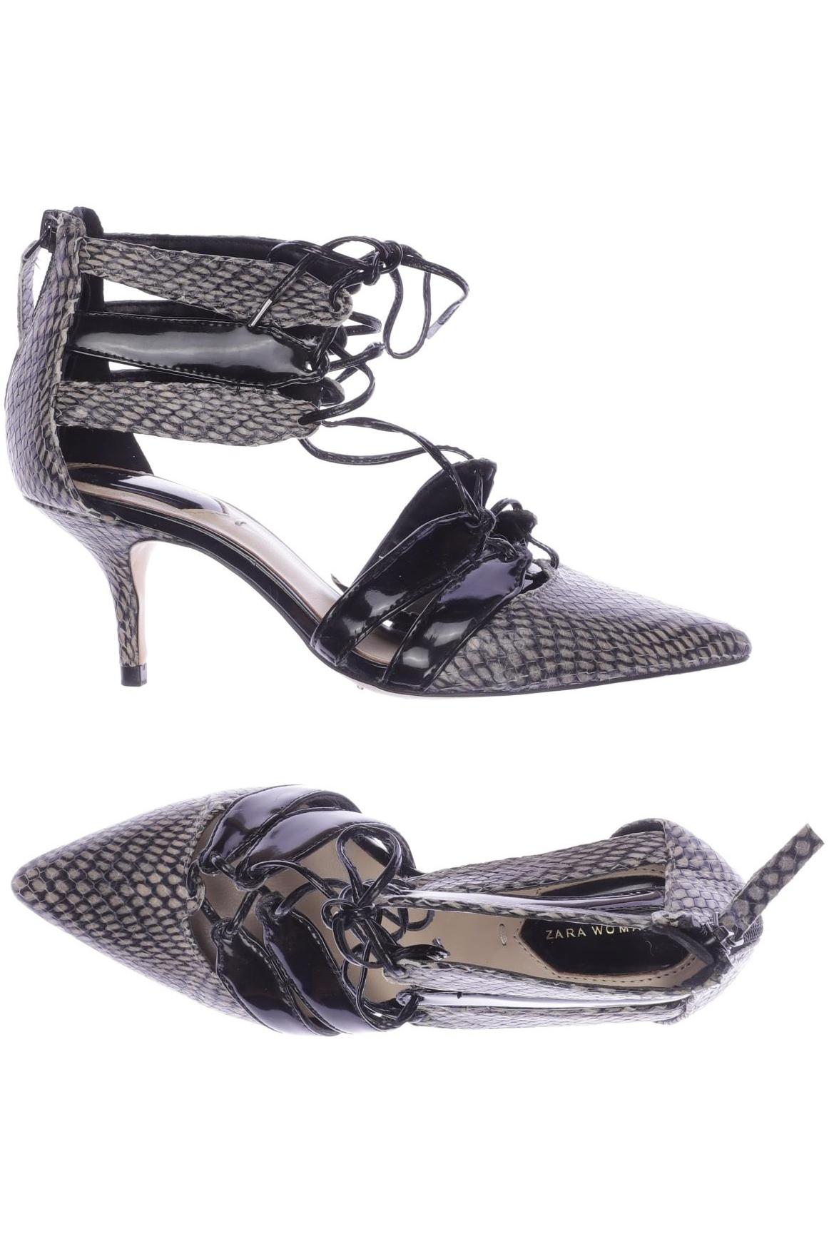 

ZARA Damen Pumps, schwarz