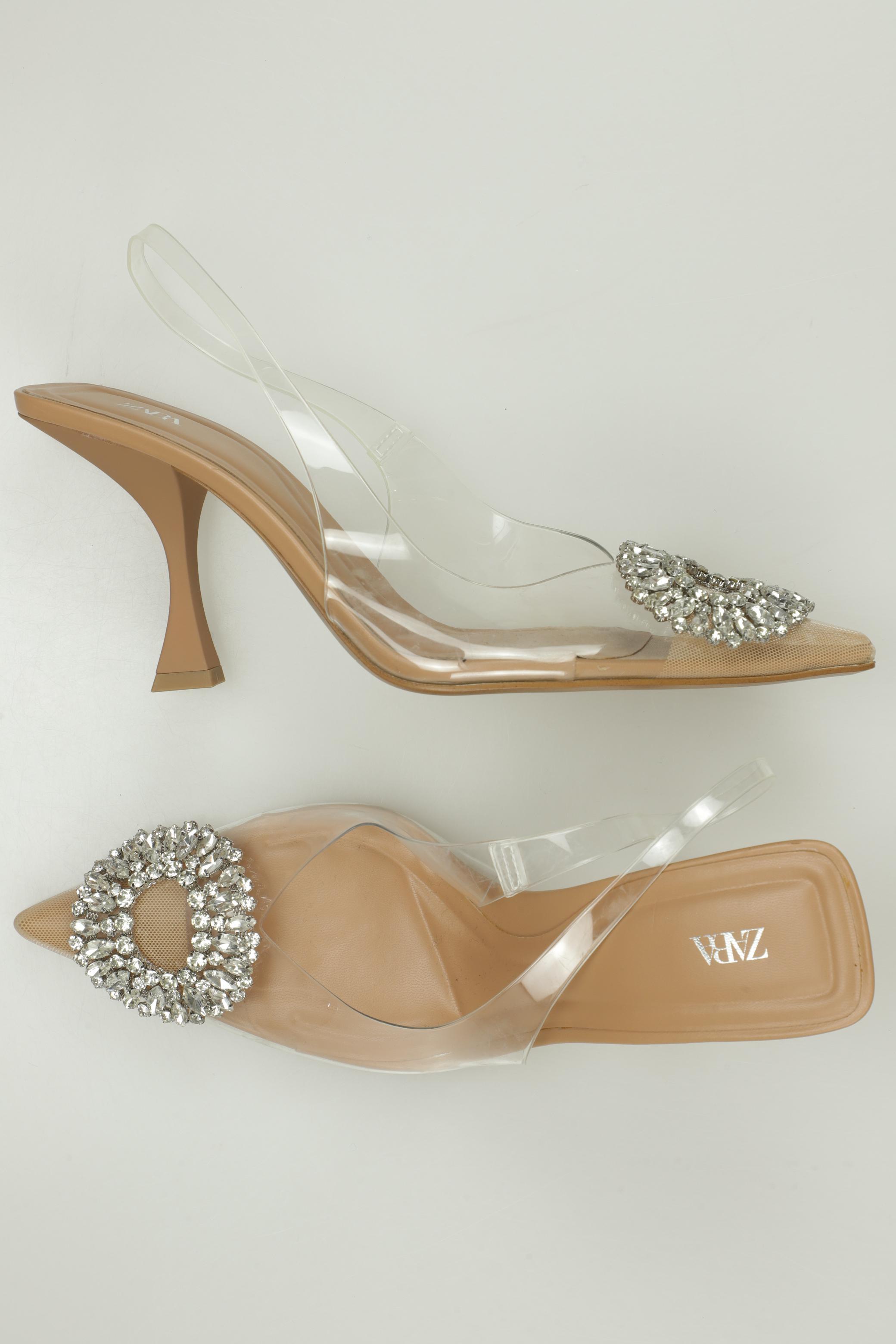 

Zara Damen Pumps, cremeweiß, Gr. 38
