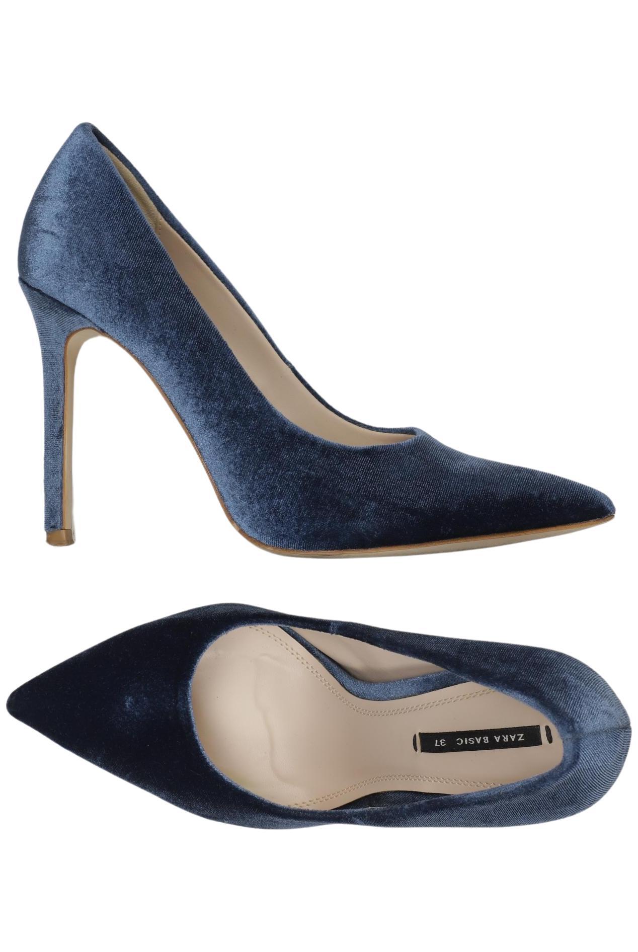 

Zara Damen Pumps, blau, Gr. 37