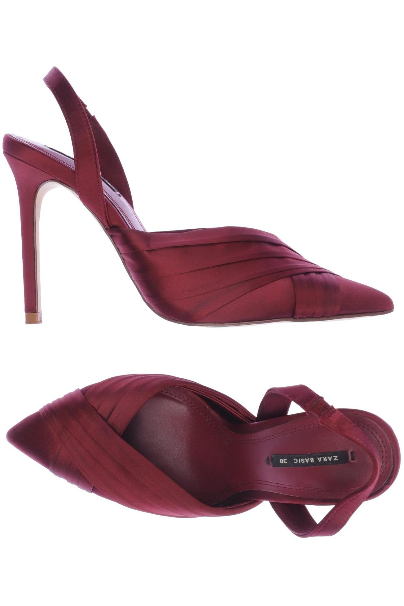 

Zara Damen Pumps, rot, Gr. 38