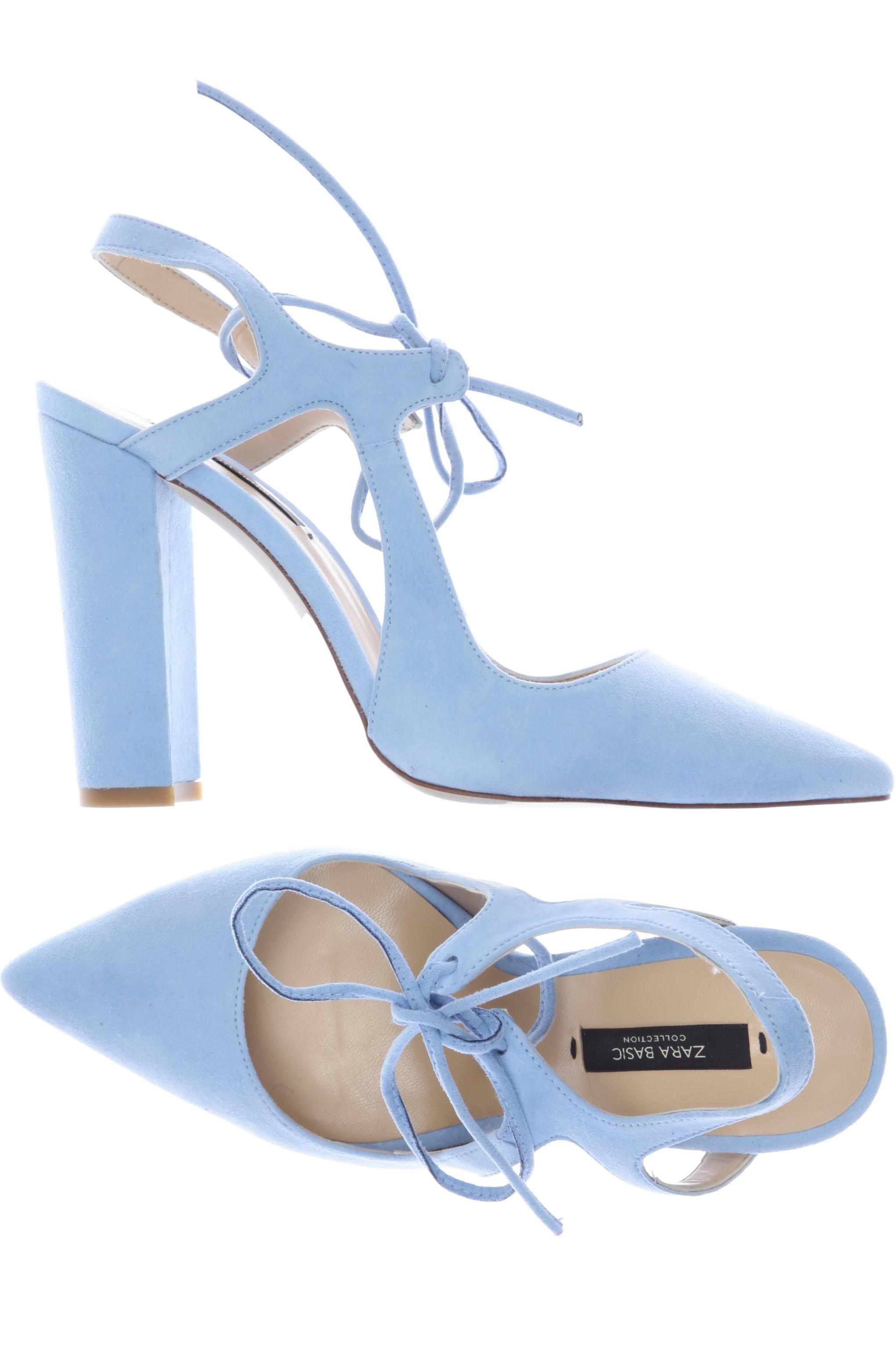 

Zara Damen Pumps, hellblau, Gr. 36