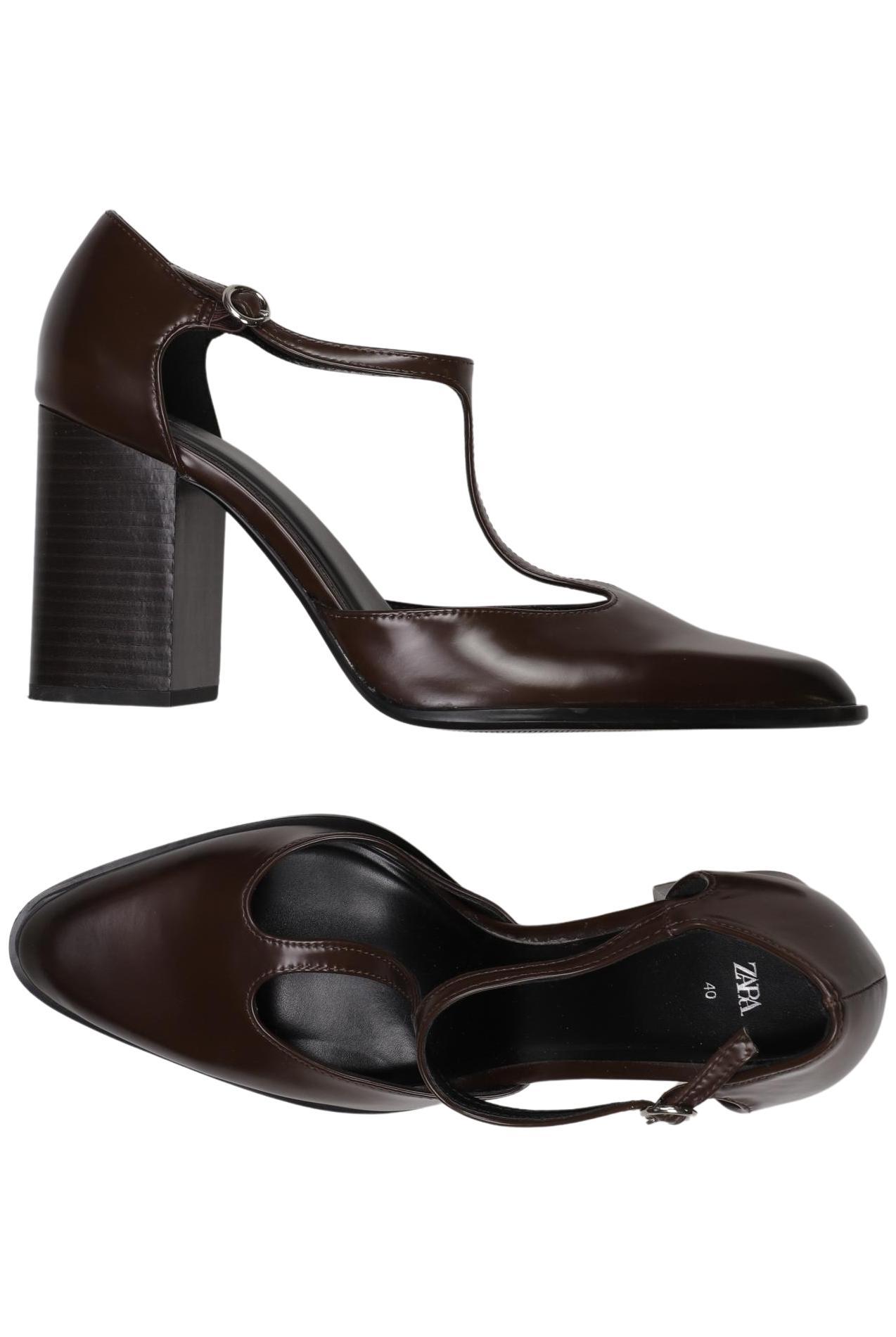 

Zara Damen Pumps, braun, Gr. 40