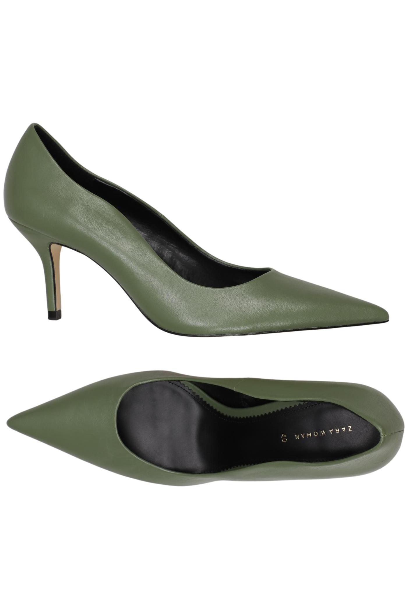 

Zara Damen Pumps, grün, Gr. 40