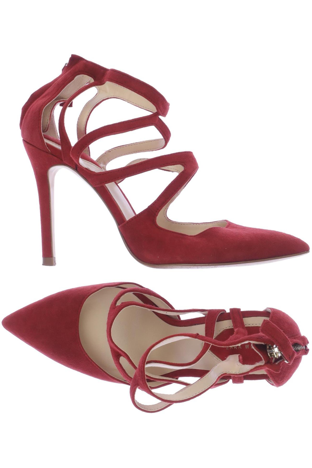 

ZARA Damen Pumps, rot