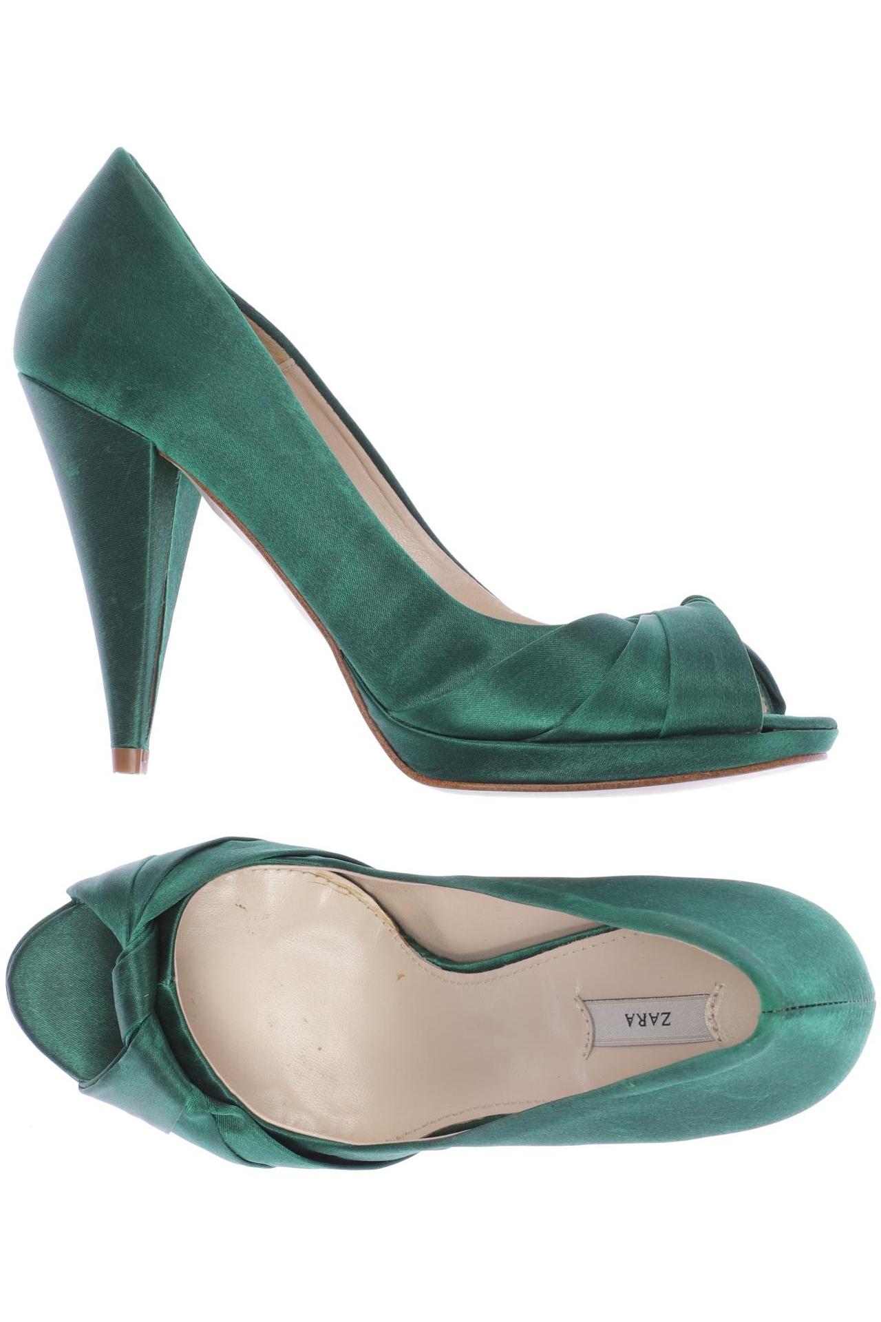 

Zara Damen Pumps, grün, Gr. 36