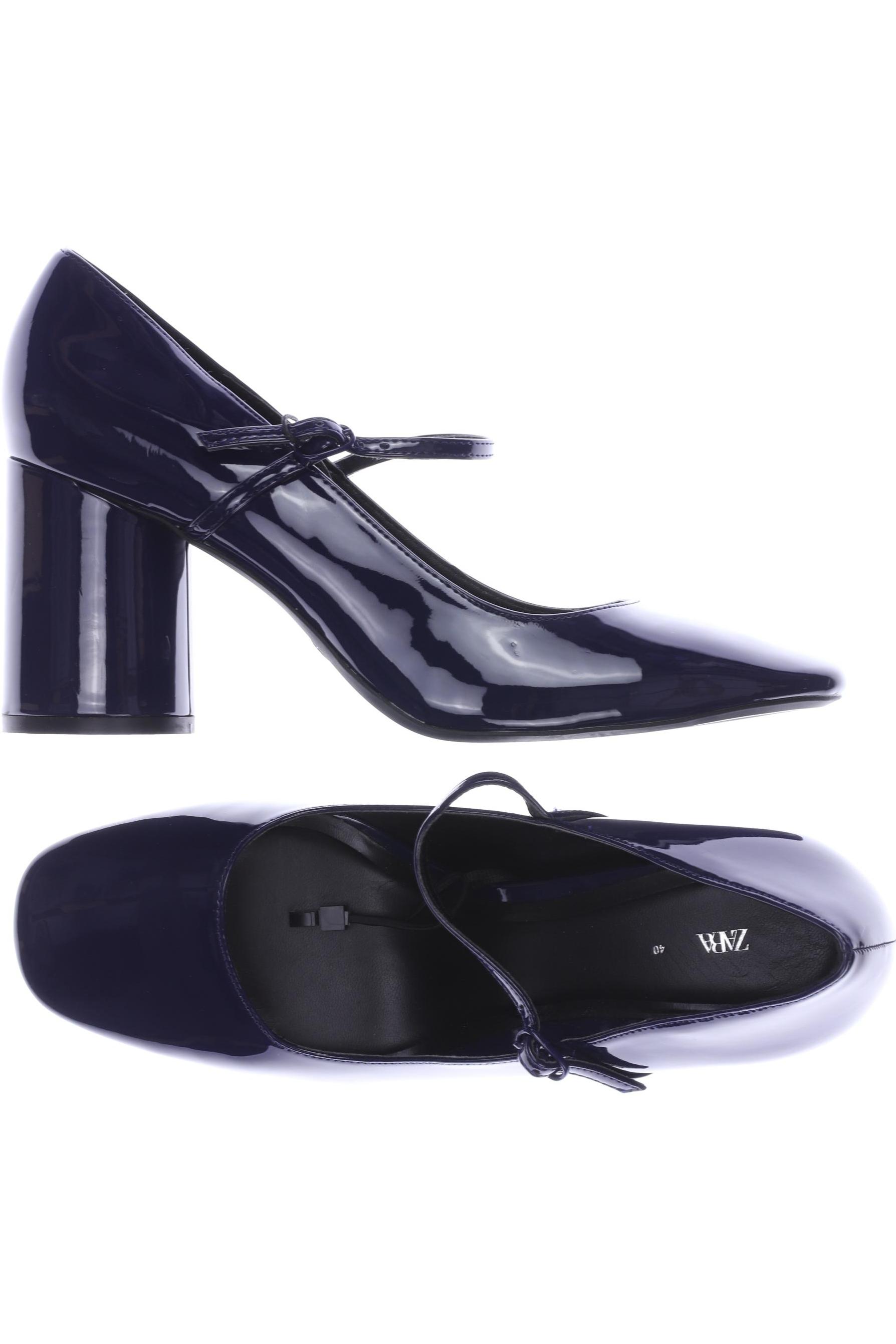 

Zara Damen Pumps, marineblau, Gr. 40