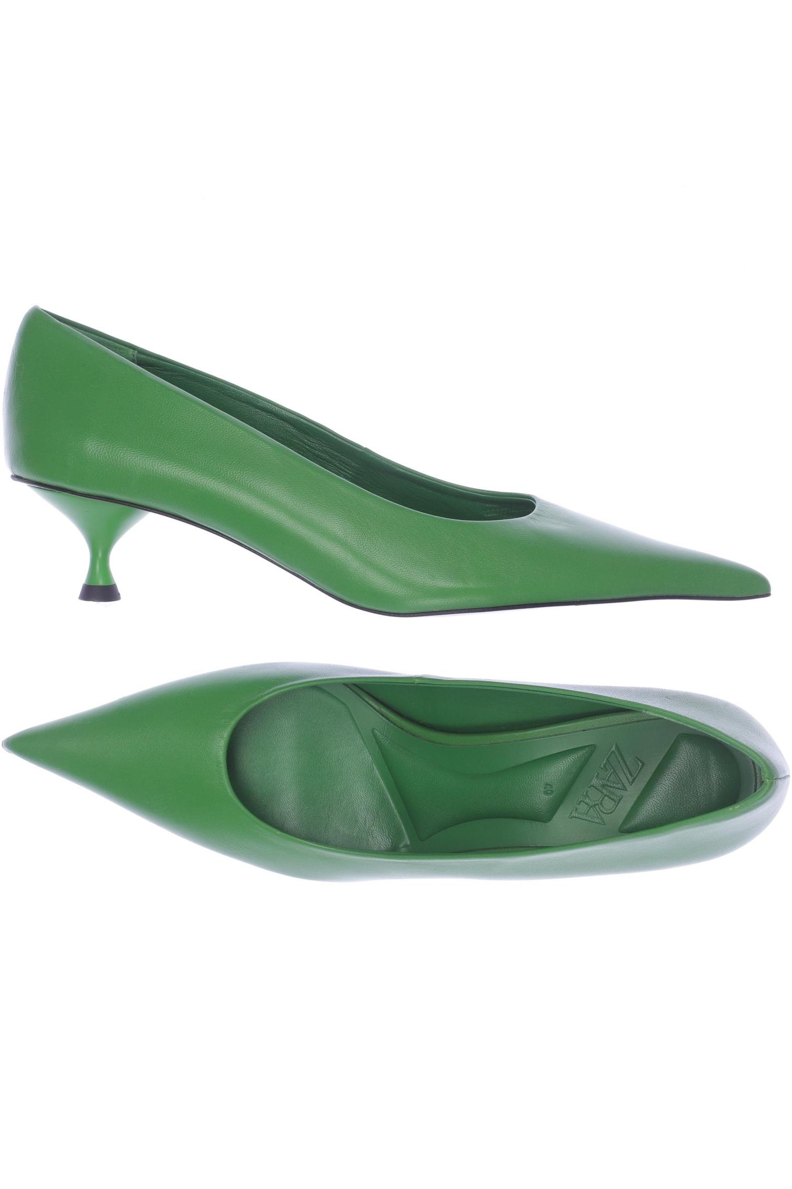 

Zara Damen Pumps, grün, Gr. 40