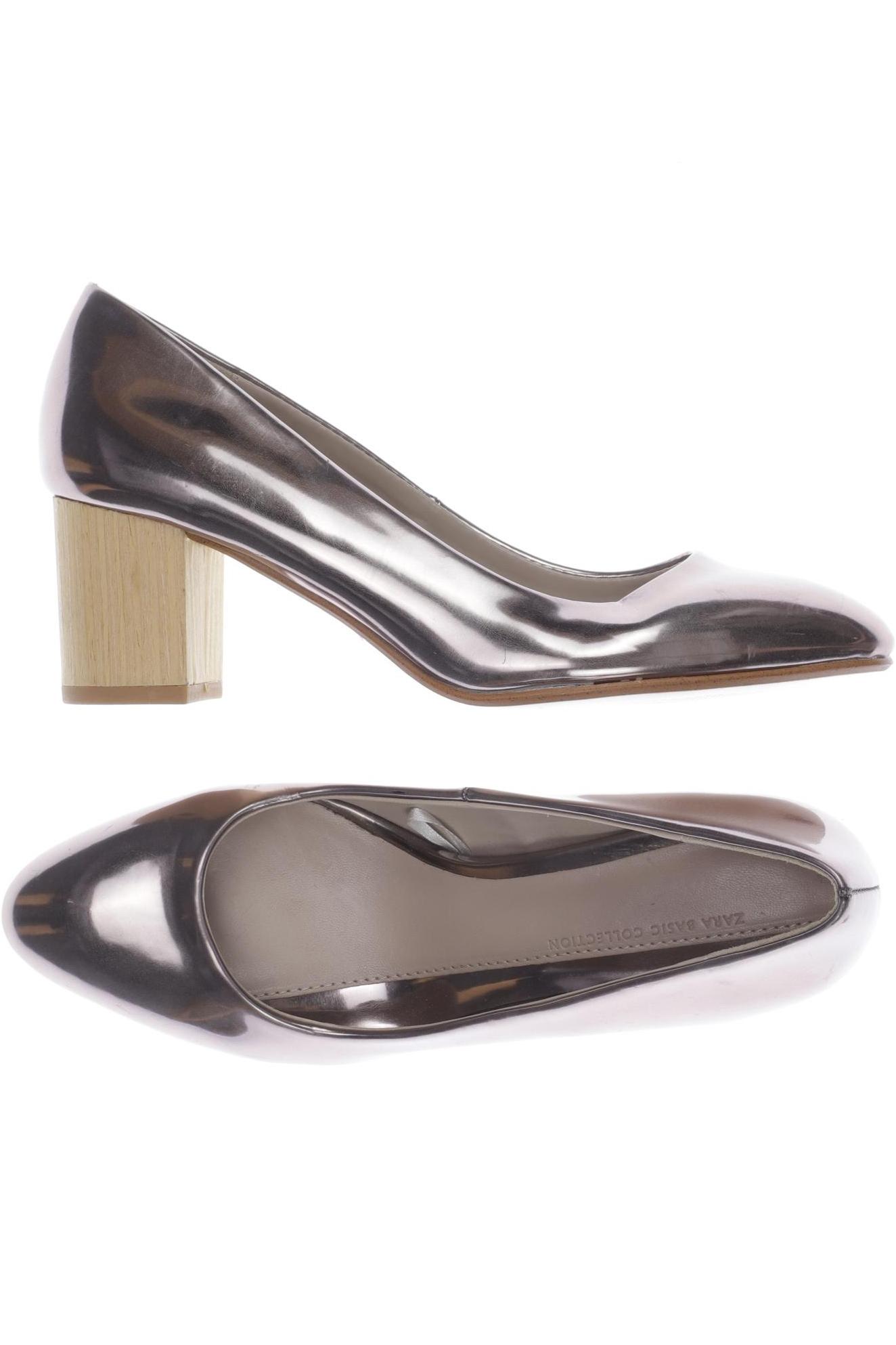 

Zara Damen Pumps, silber, Gr. 37