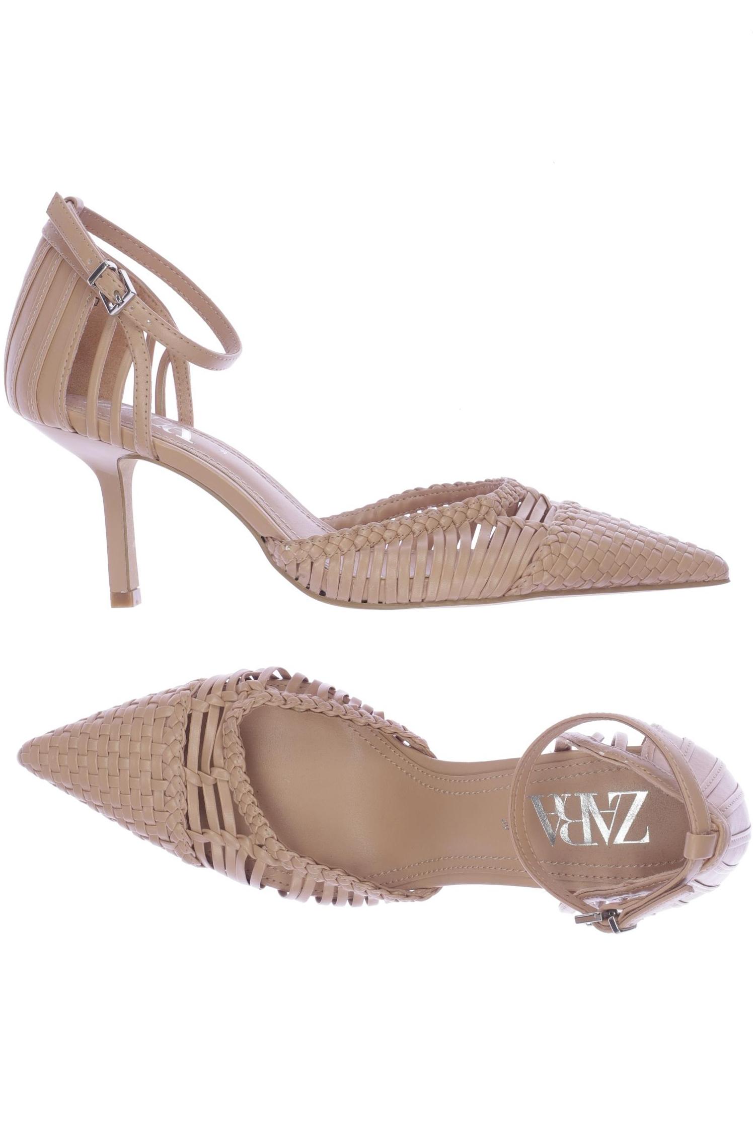 

Zara Damen Pumps, beige, Gr. 39