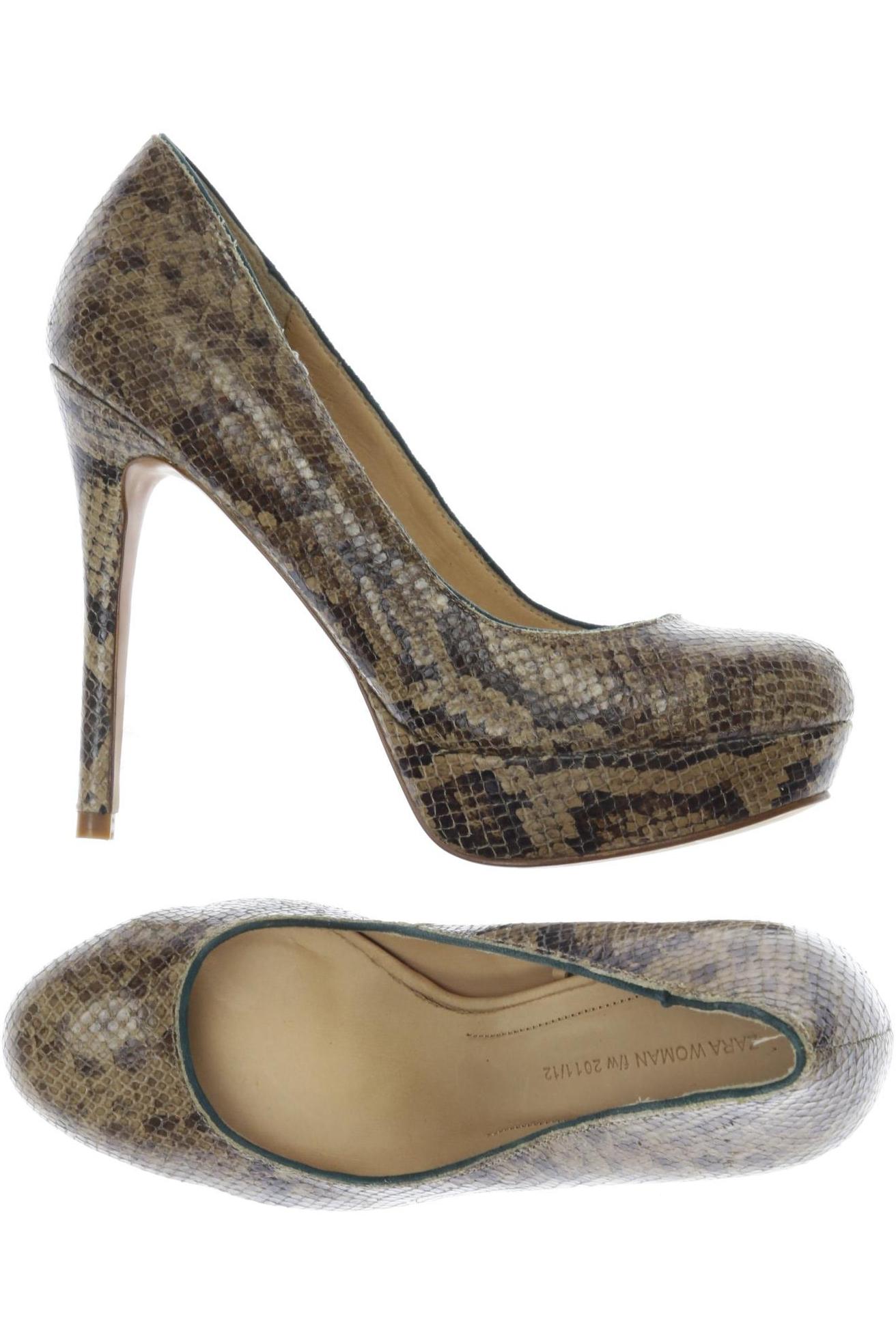 

Zara Damen Pumps, beige, Gr. 39
