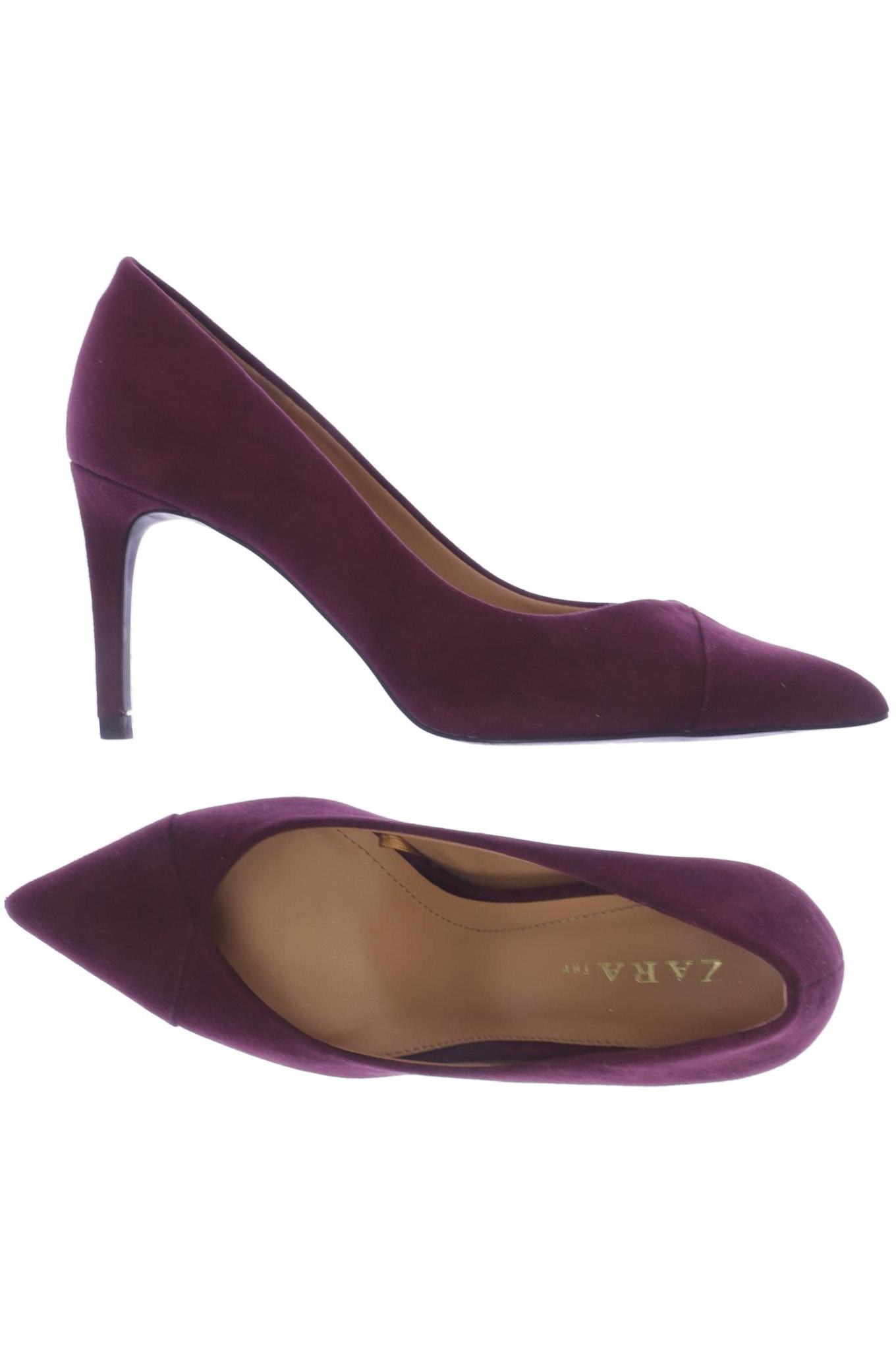 

ZARA Damen Pumps, bordeaux