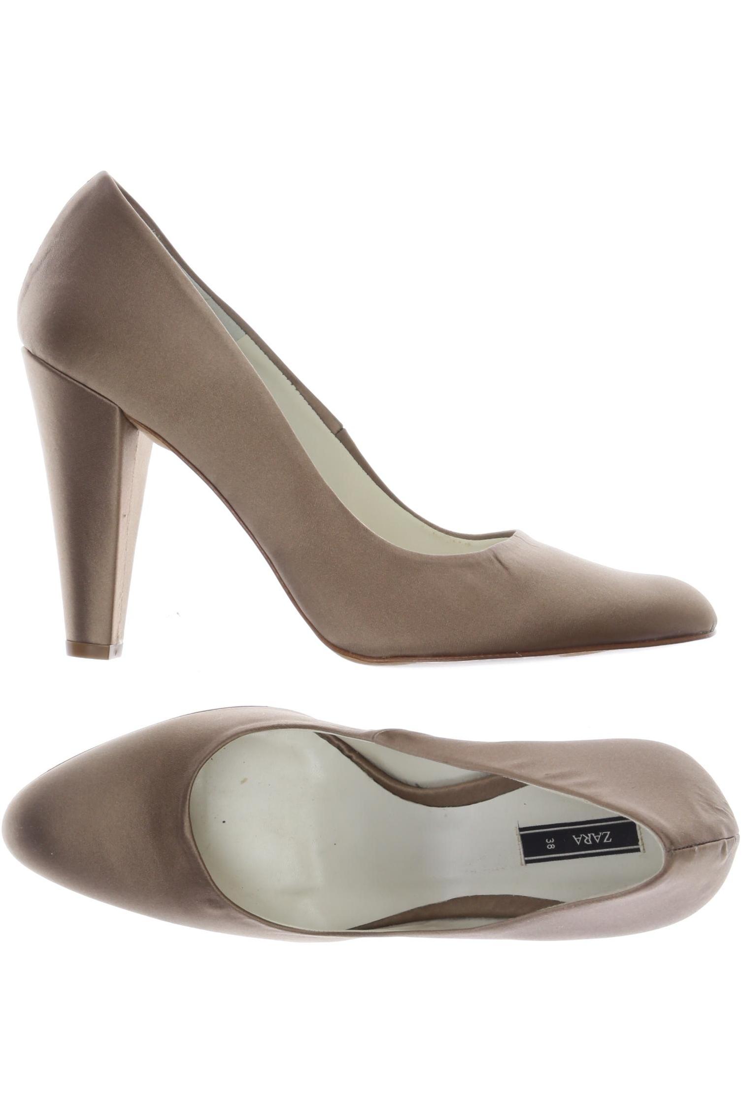 

Zara Damen Pumps, beige, Gr. 38