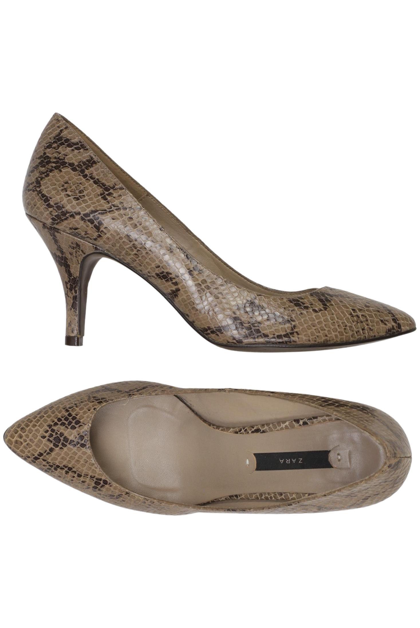 

Zara Damen Pumps, beige, Gr. 38