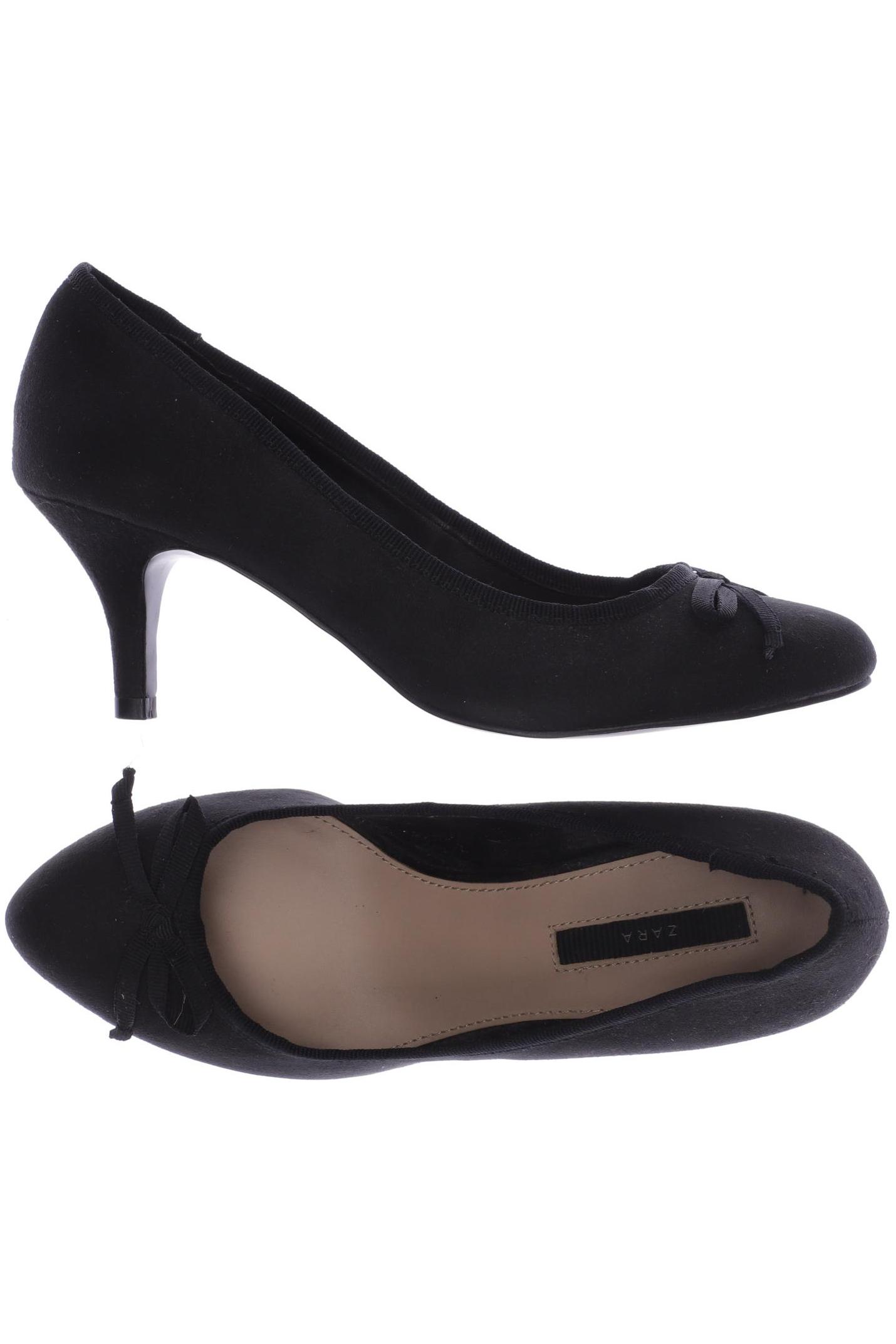 

ZARA Damen Pumps, schwarz