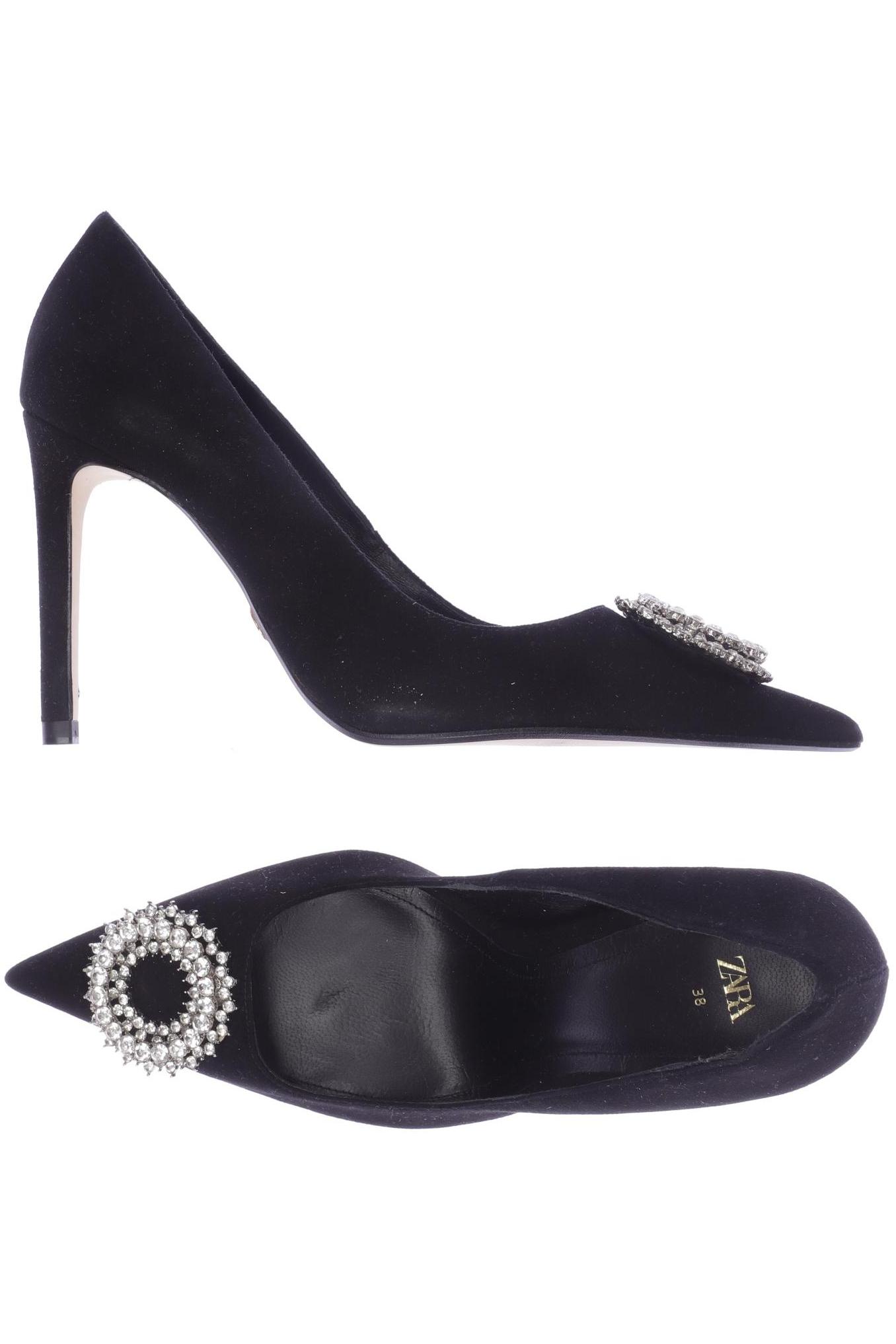 

ZARA Damen Pumps, schwarz