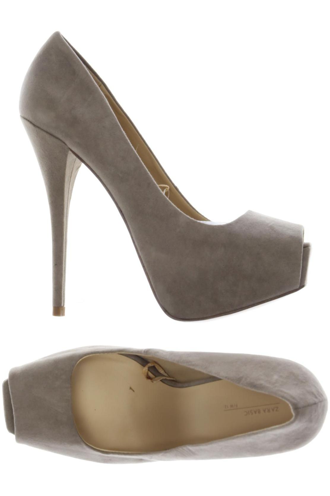 

Zara Damen Pumps, beige, Gr. 38