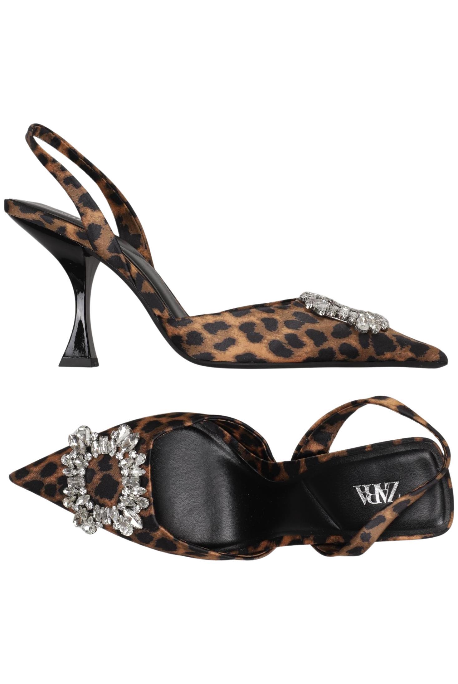 

Zara Damen Pumps, braun, Gr. 37