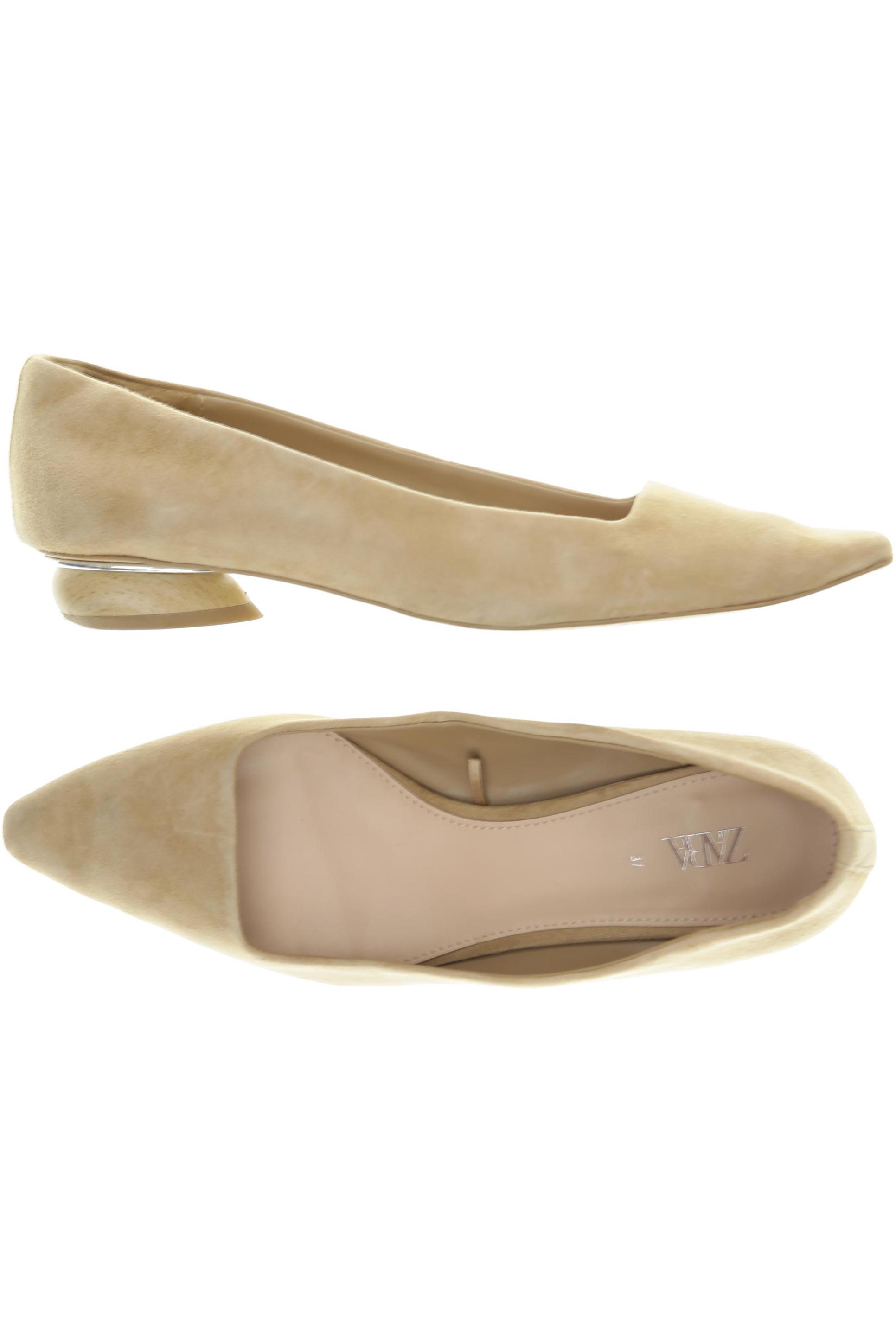 

Zara Damen Pumps, beige, Gr. 37