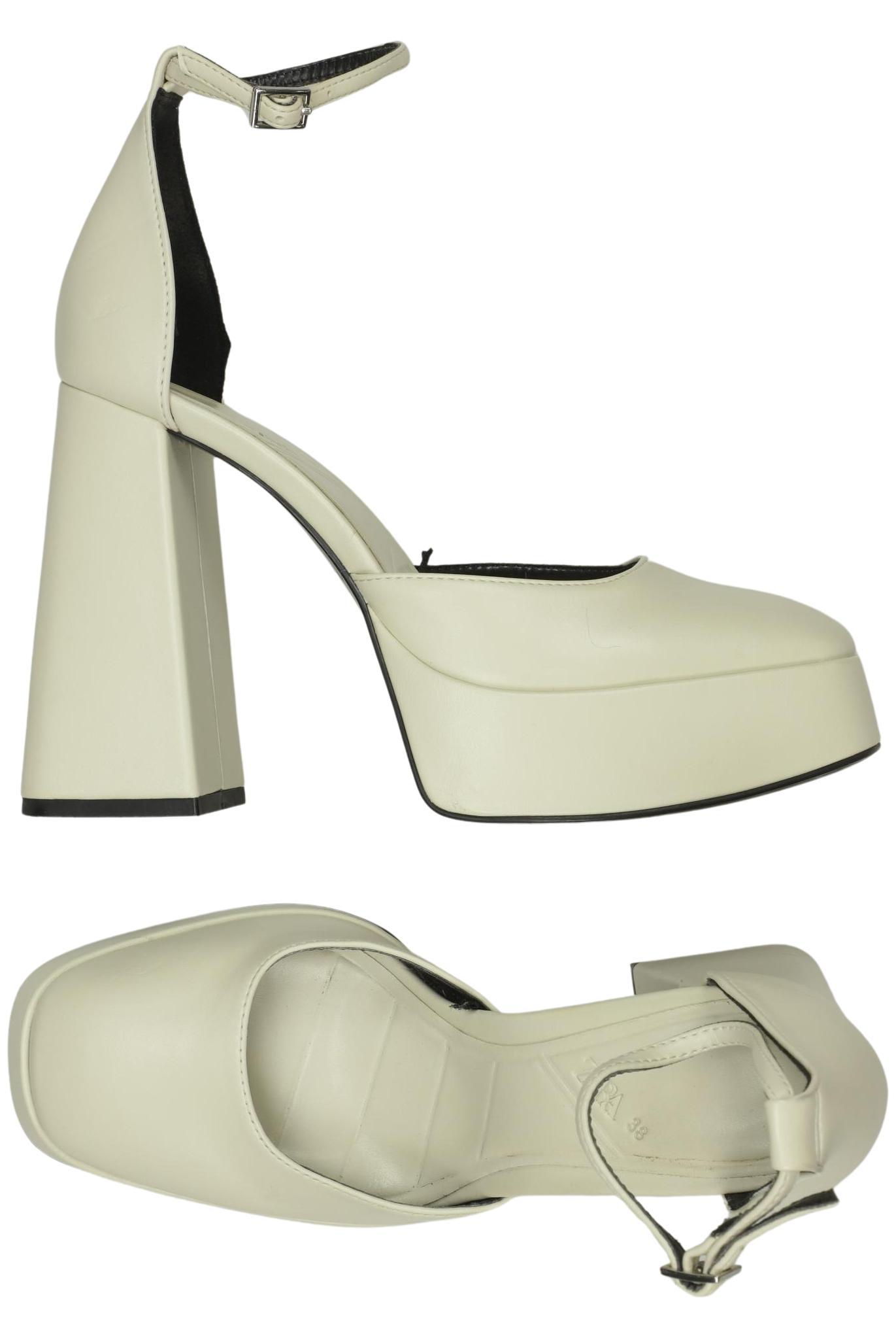 

Zara Damen Pumps, cremeweiß, Gr. 38